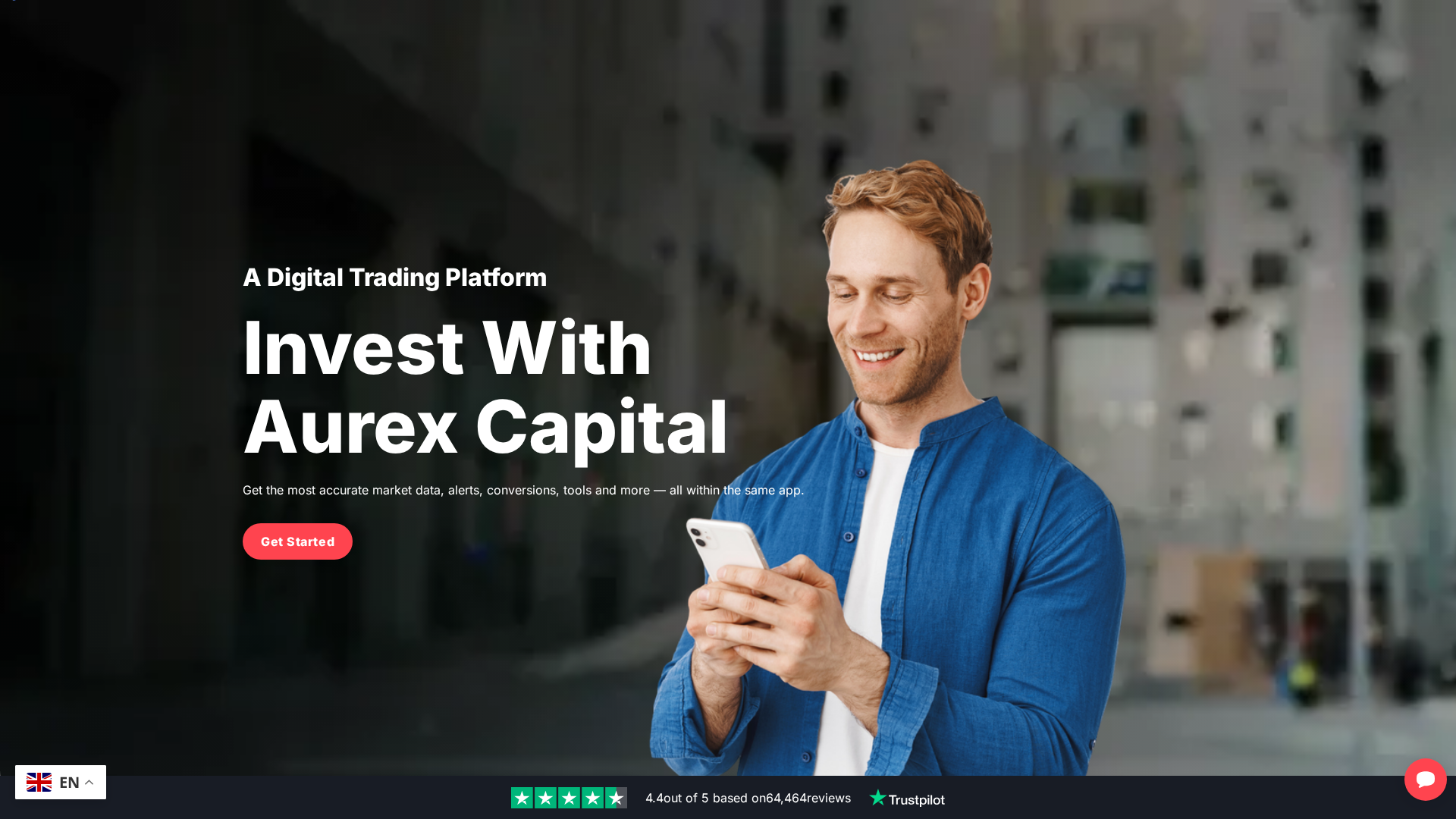 Screenshot of aurex-capitals.com