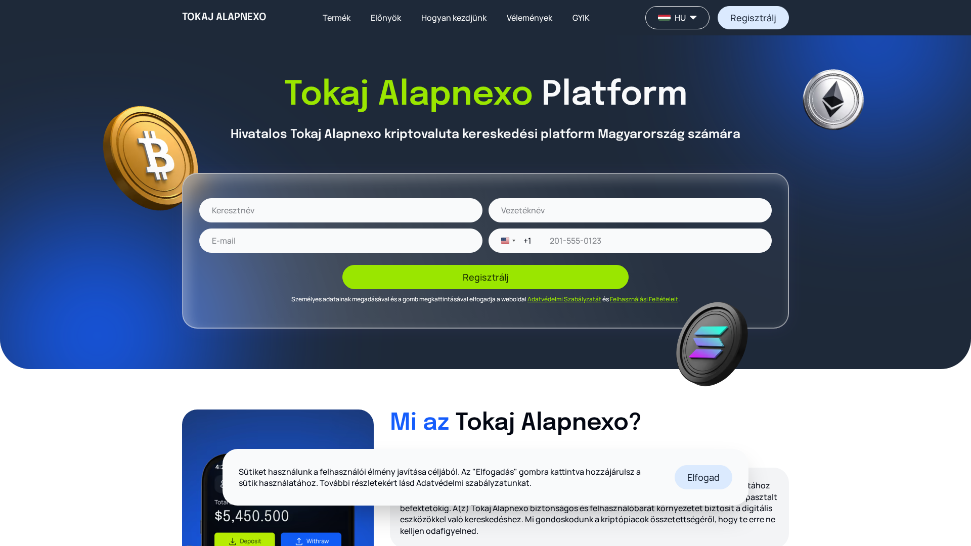 Screenshot of tokaj-alapnexo.com