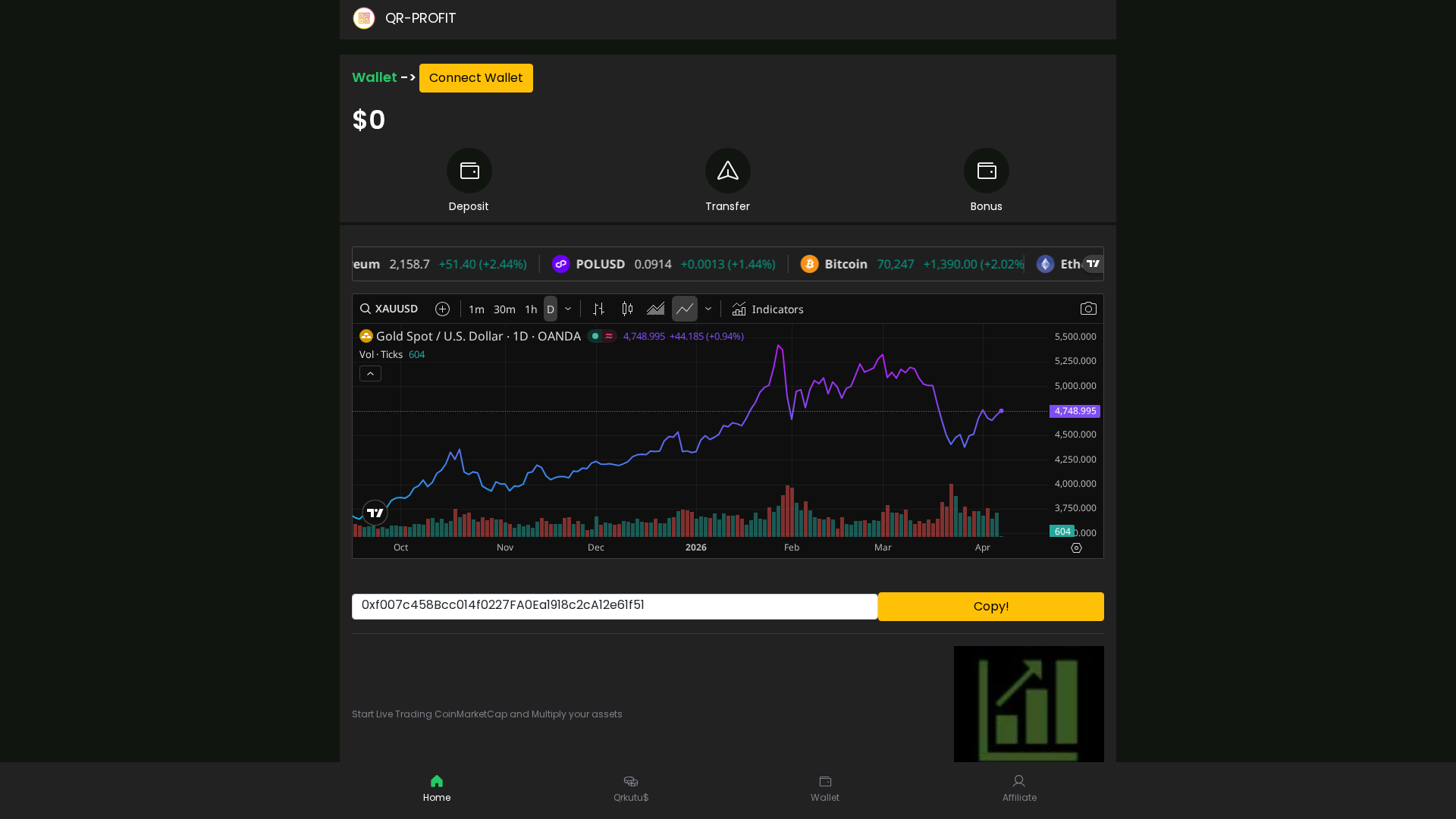 Screenshot of bitcoinsmart.site