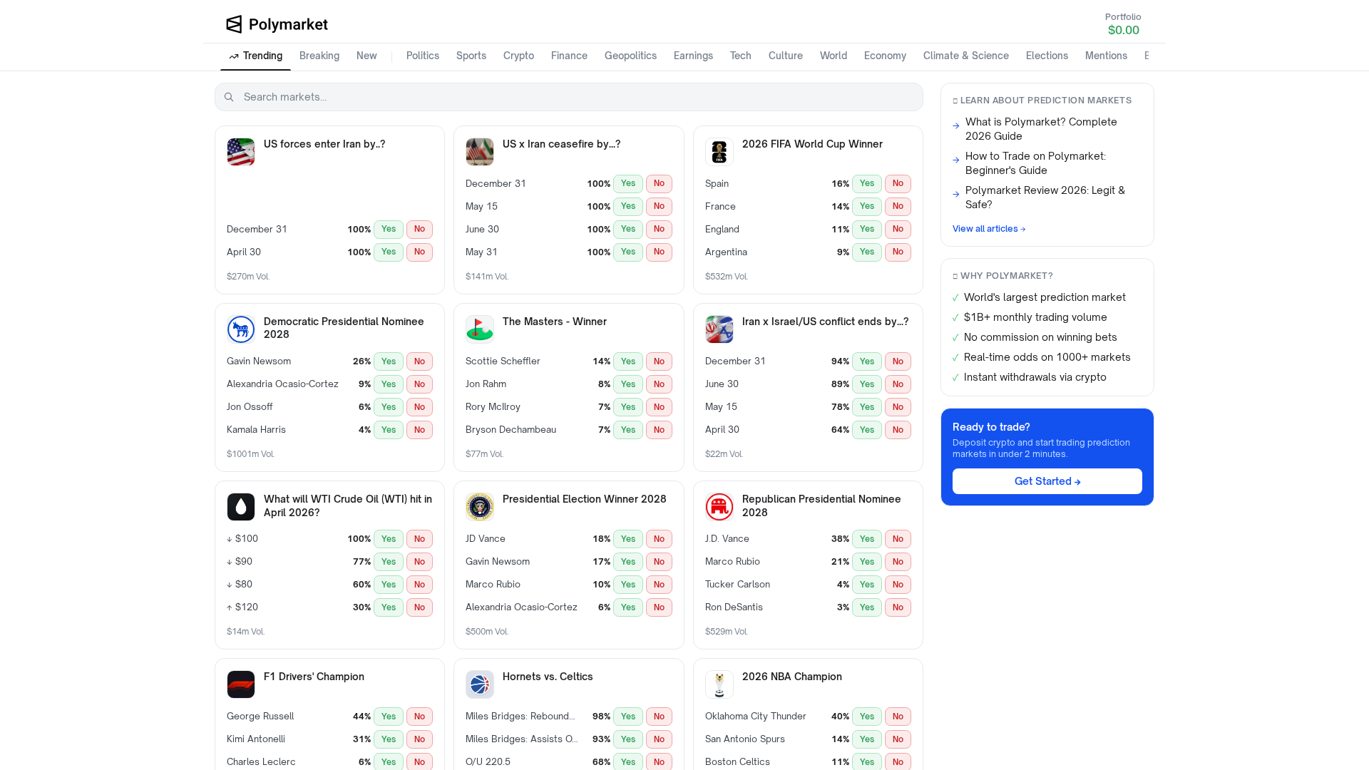 Screenshot of polymarket-trade.xyz