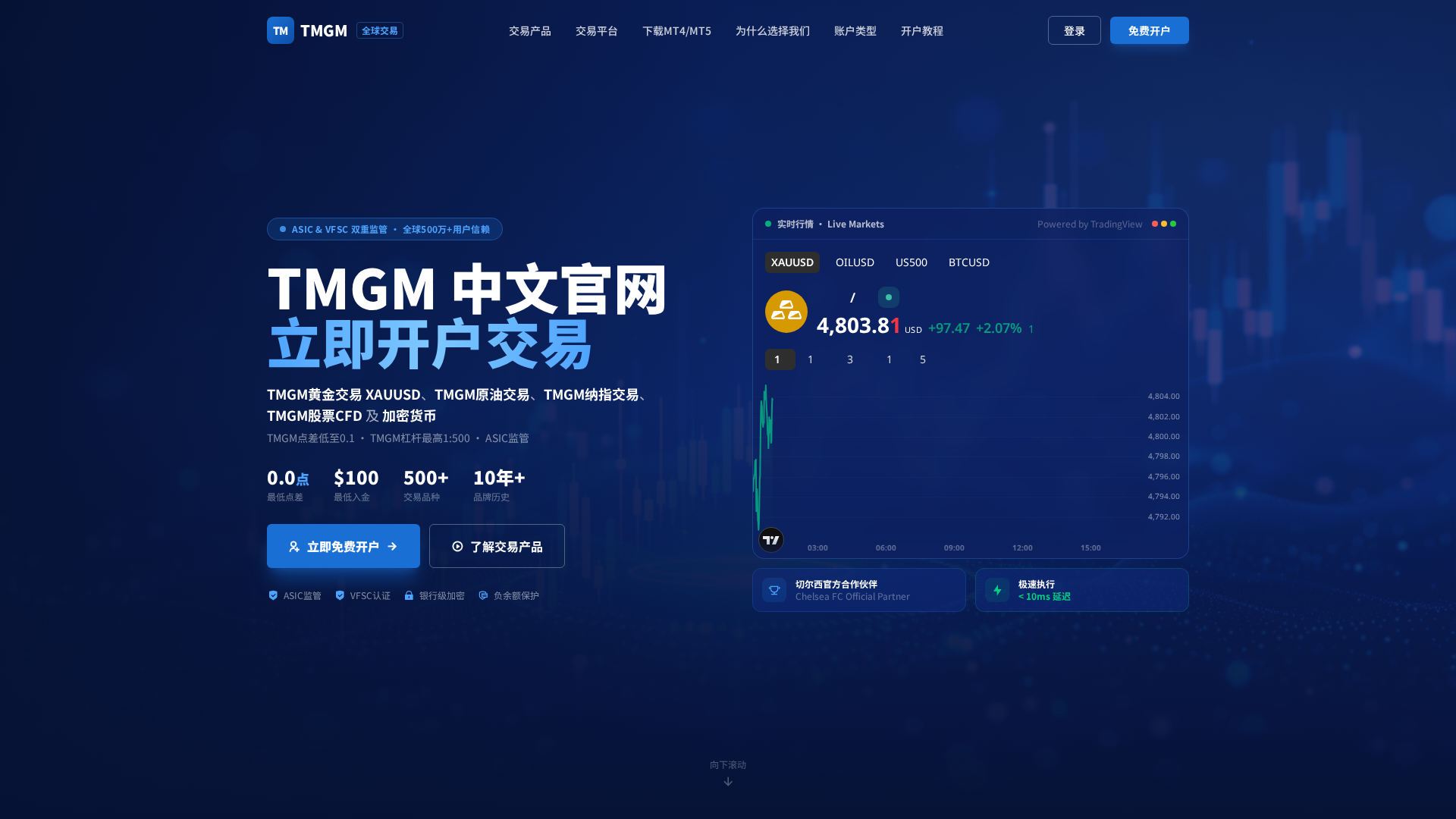 Screenshot of tmgm-chinese.exchange