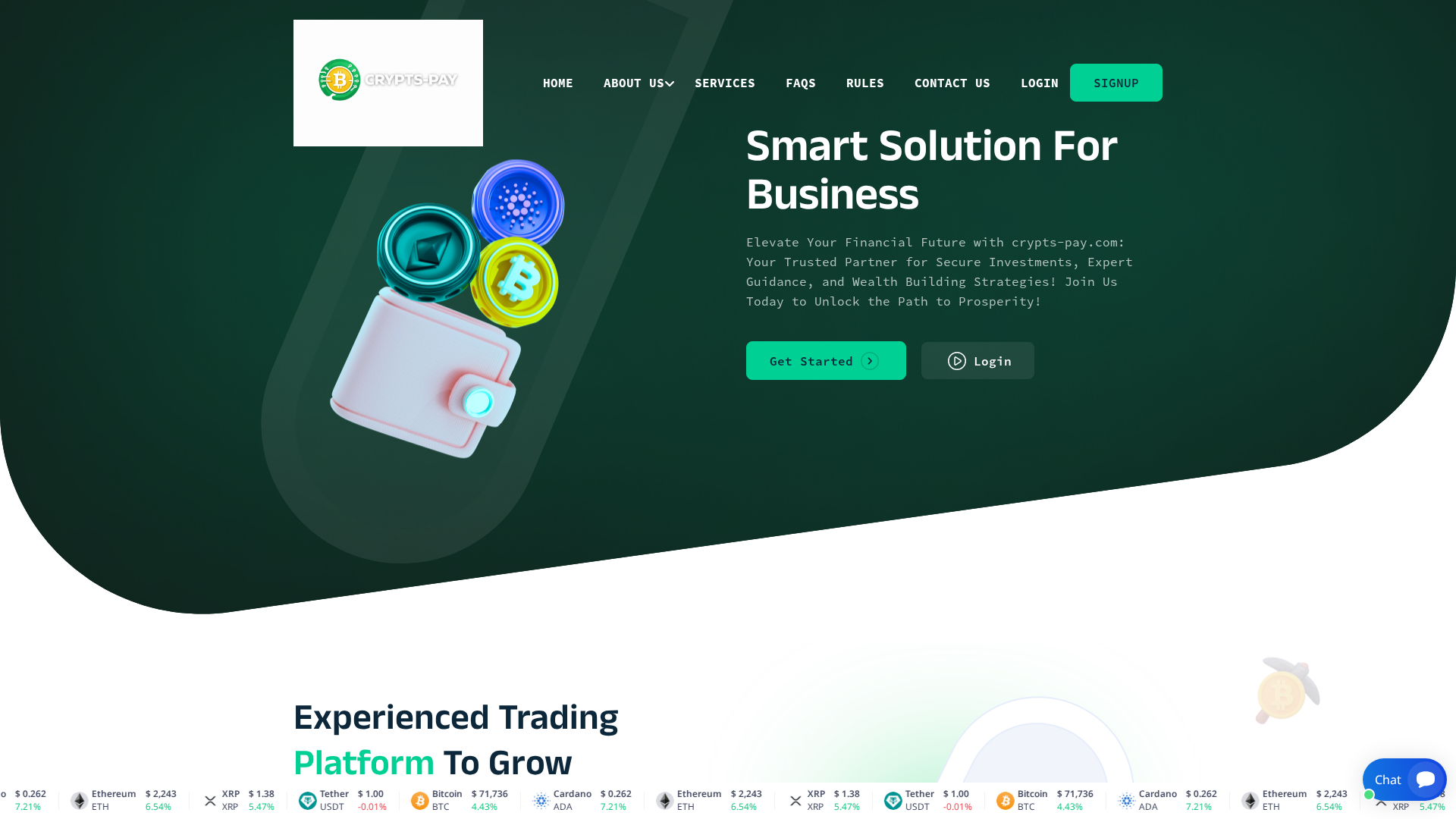 Screenshot of crypts-pay.com