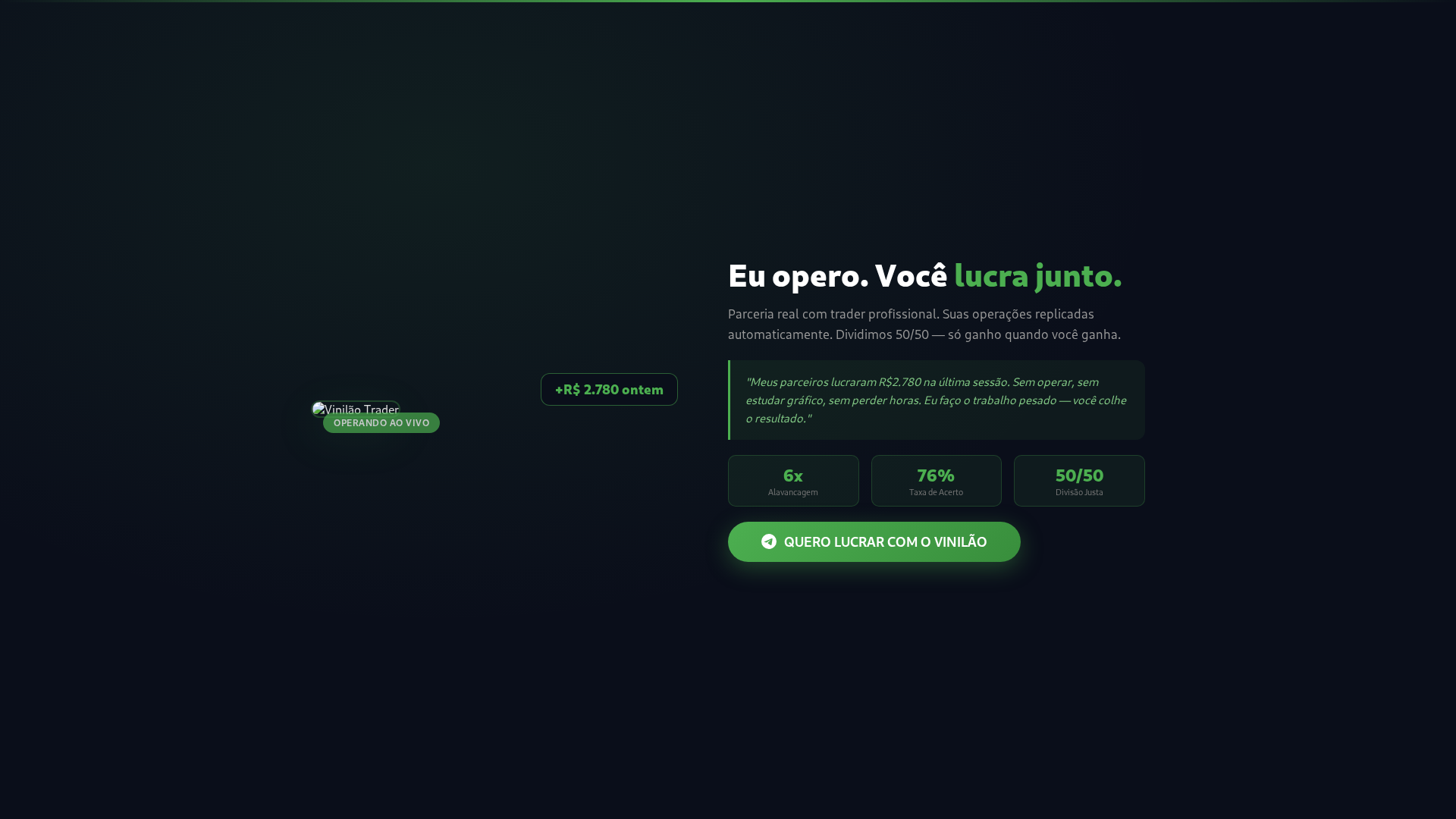 Screenshot of copytradingvinilao.com