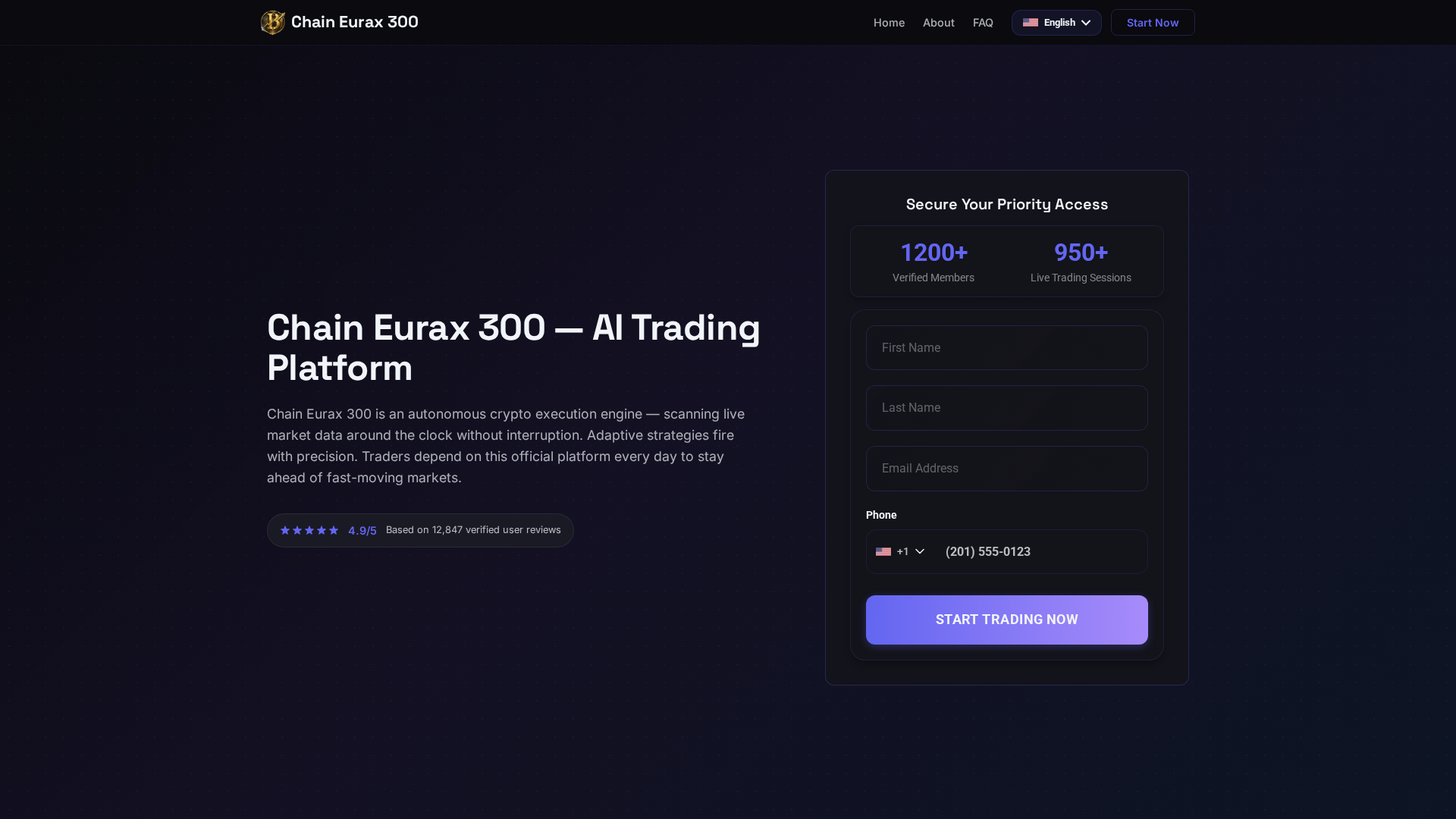 Screenshot of chain-eurax-300.com