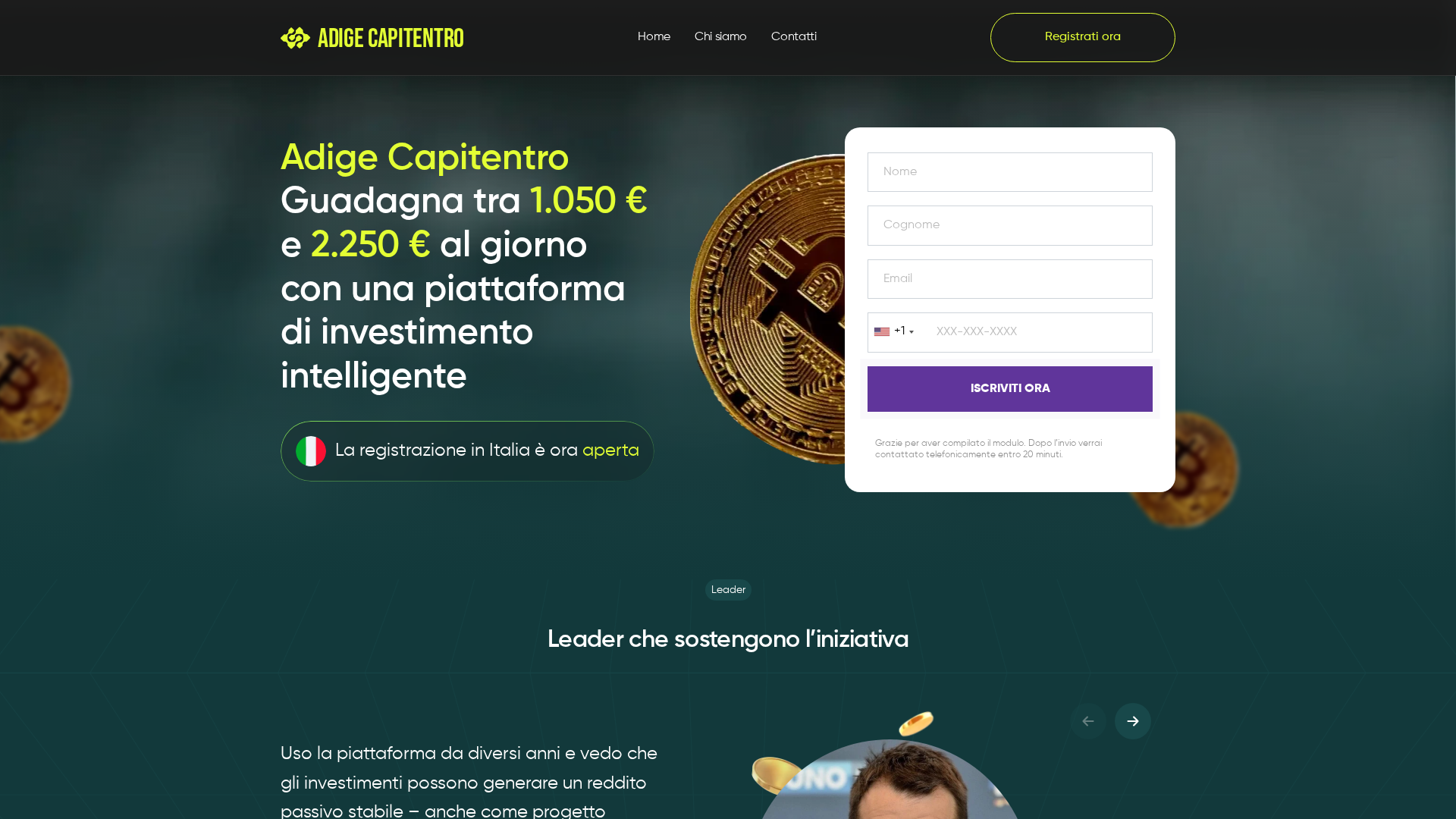 Screenshot of adigecapitentro.net