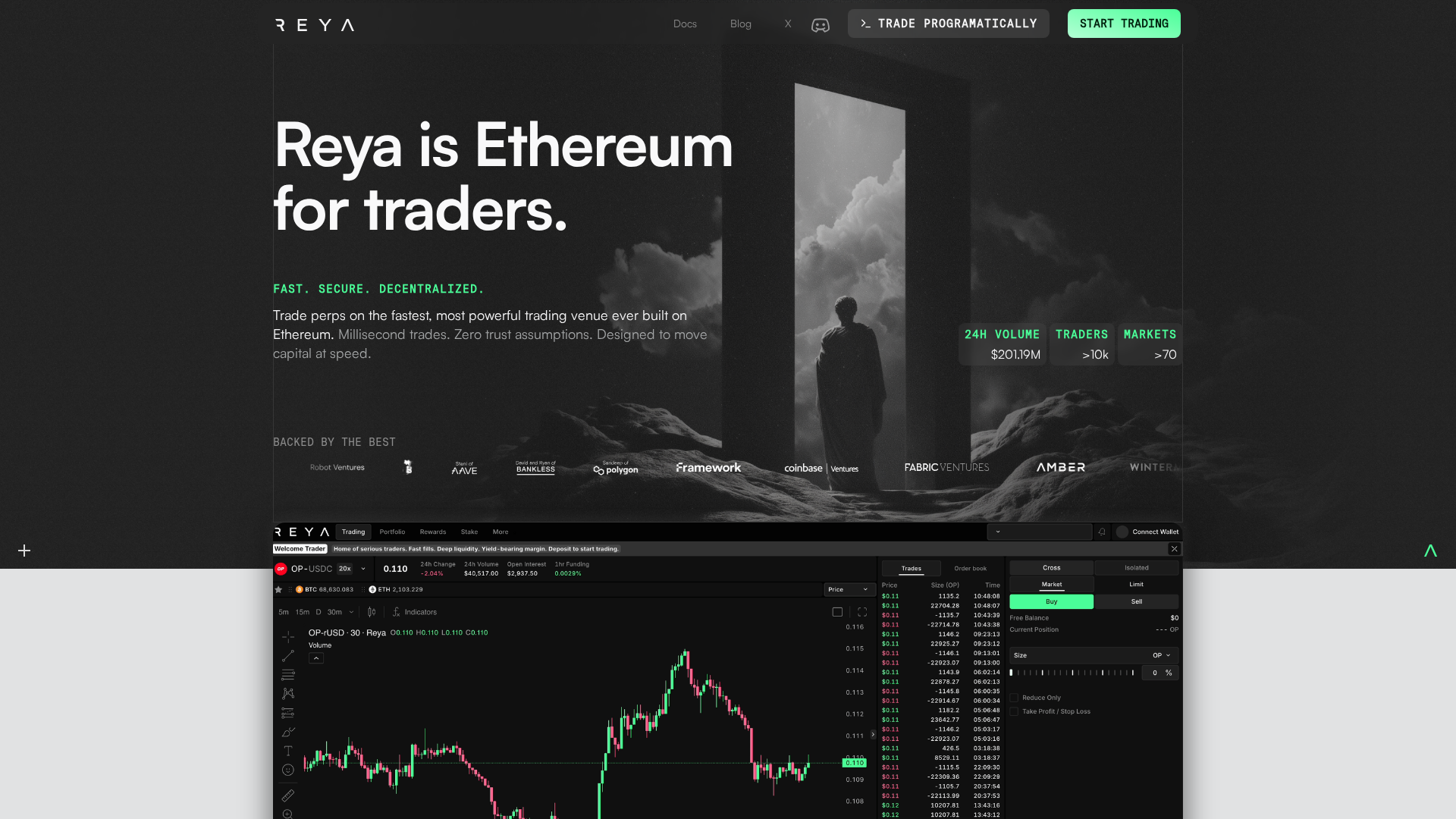 Screenshot of reay.trade