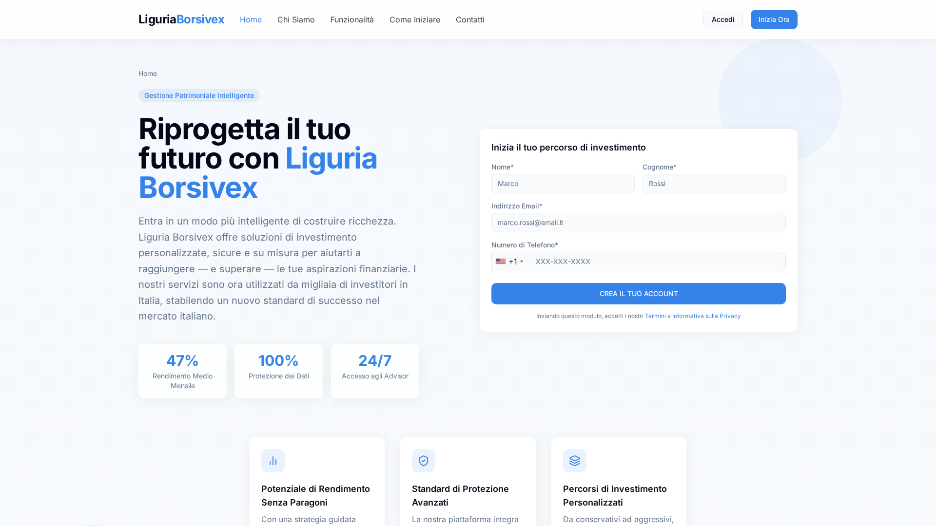 Screenshot of liguriaborsivex-ai.com