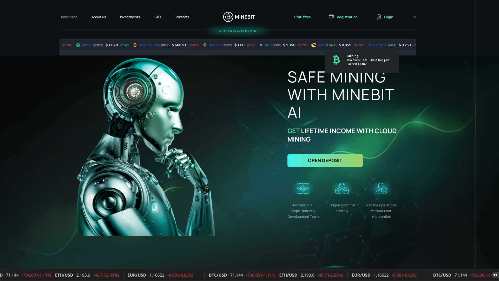 Screenshot of minebit.org