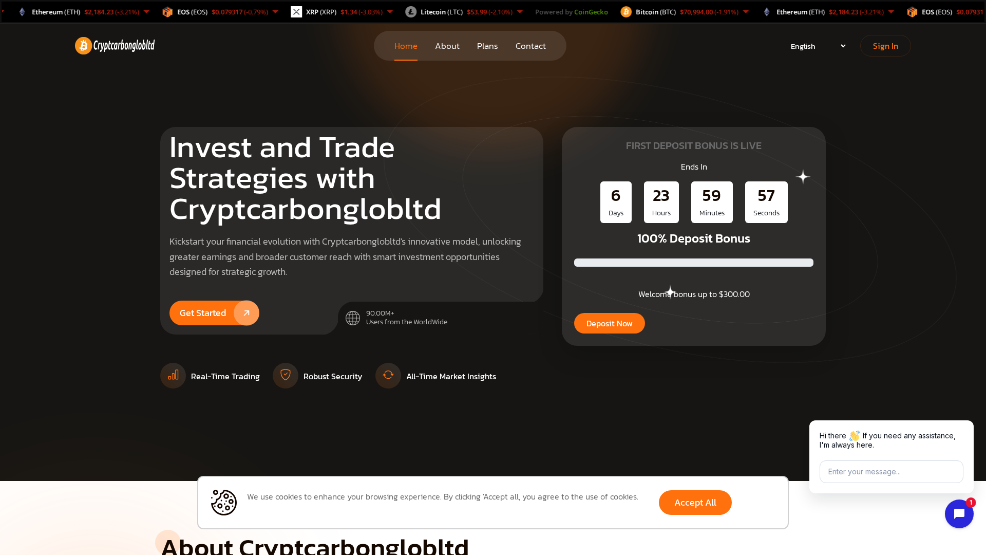 Screenshot of cryptcarbonglobltd.com