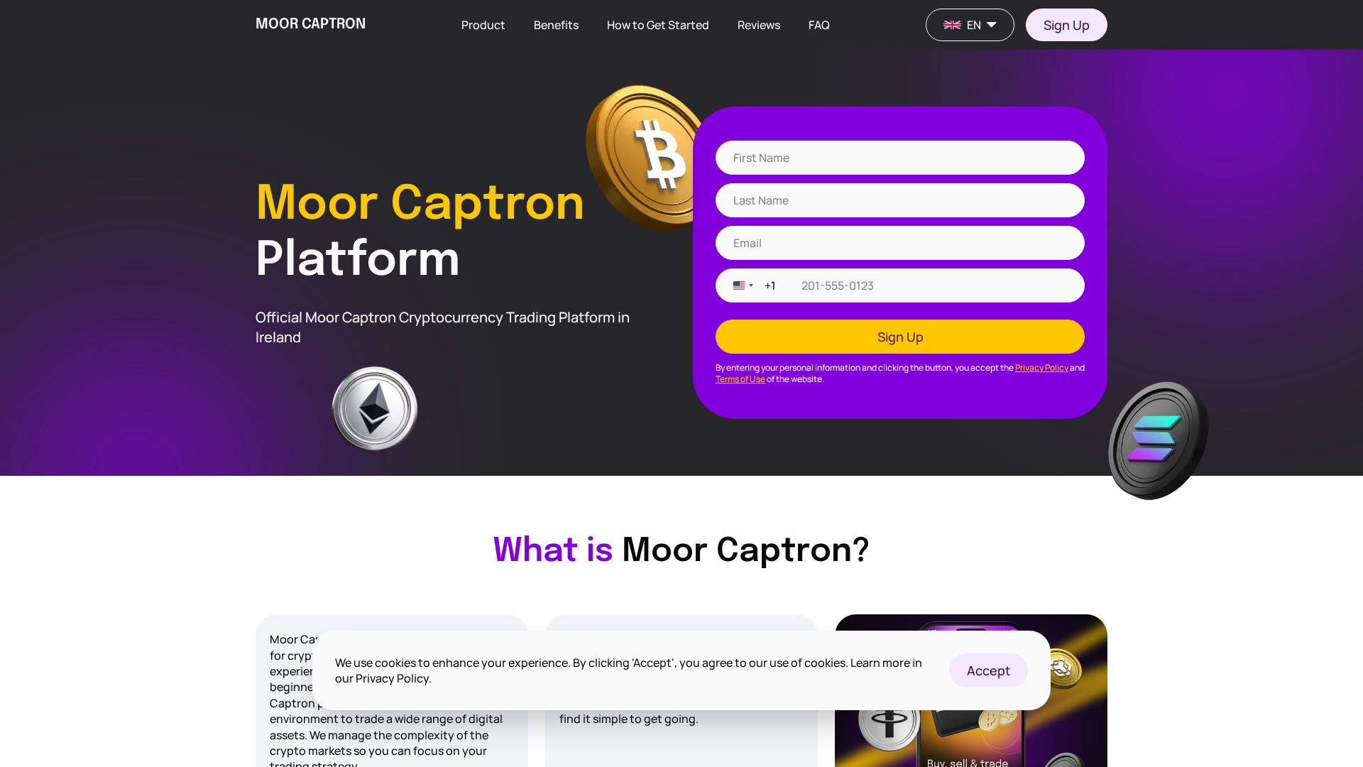 Screenshot of moor-captron.com