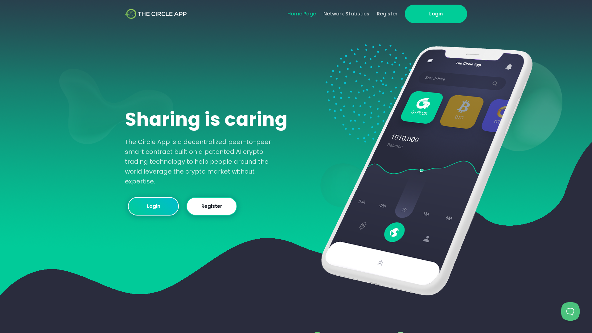 Screenshot of trycircleapp.com