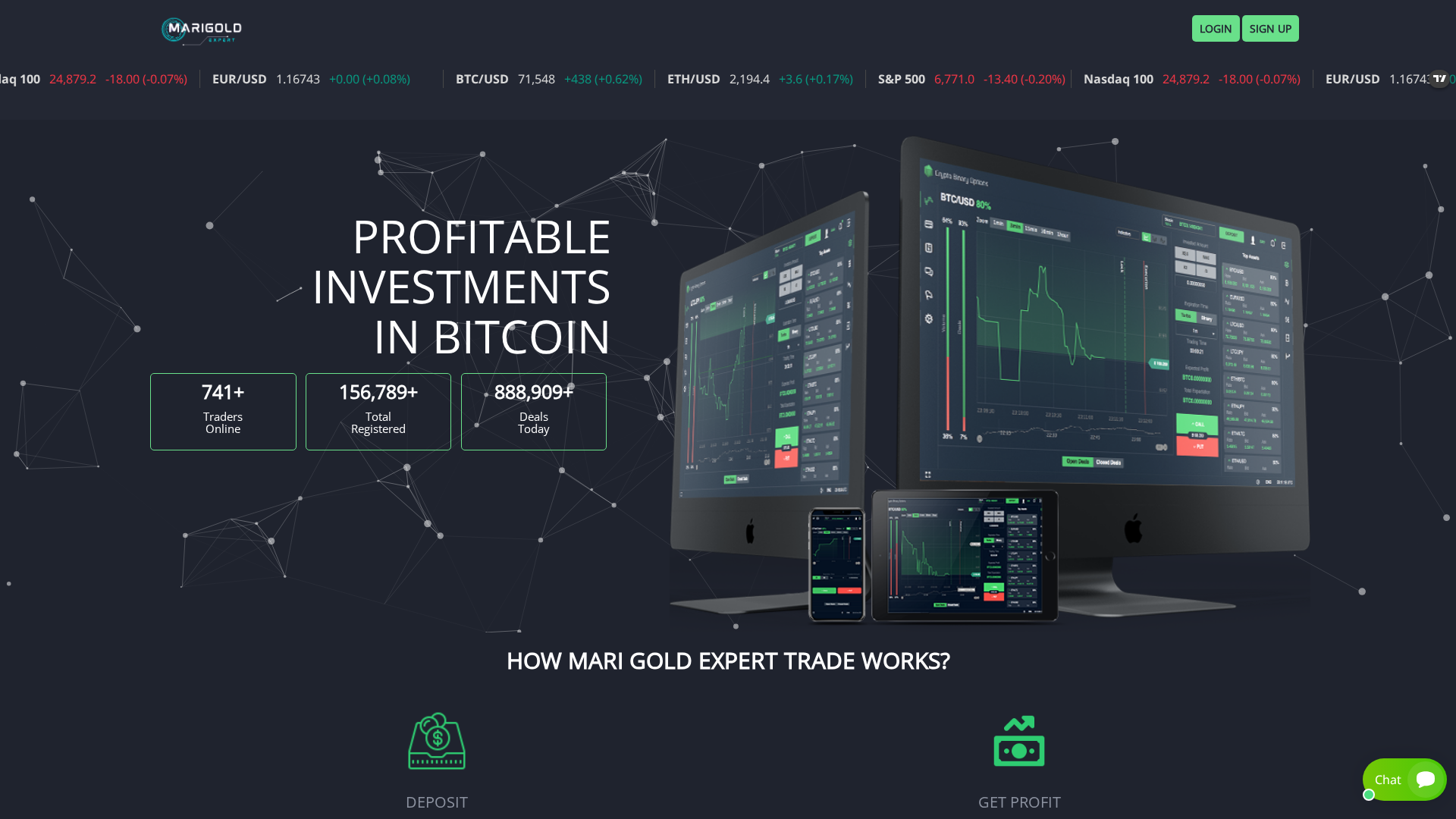 Screenshot of marigoldexpert.live