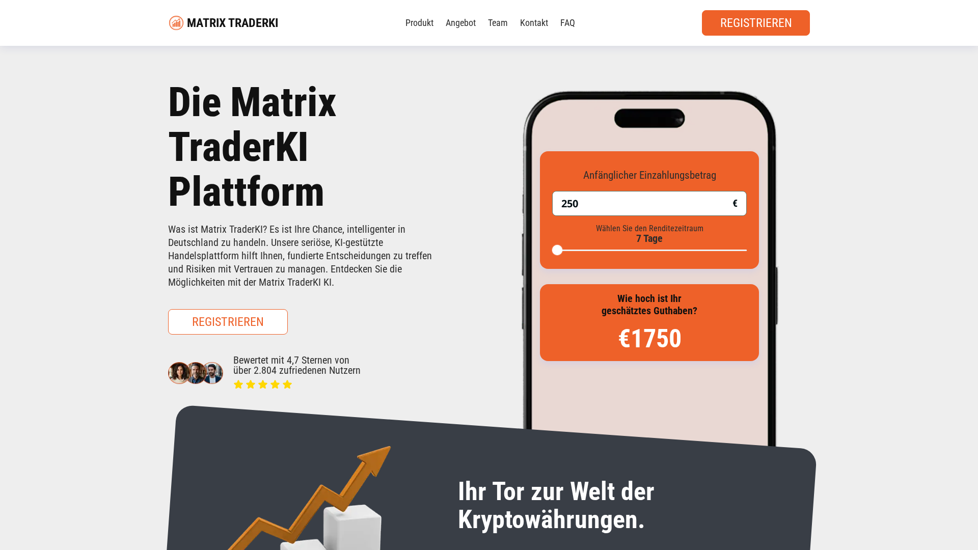 Screenshot of matrixtraderki.net
