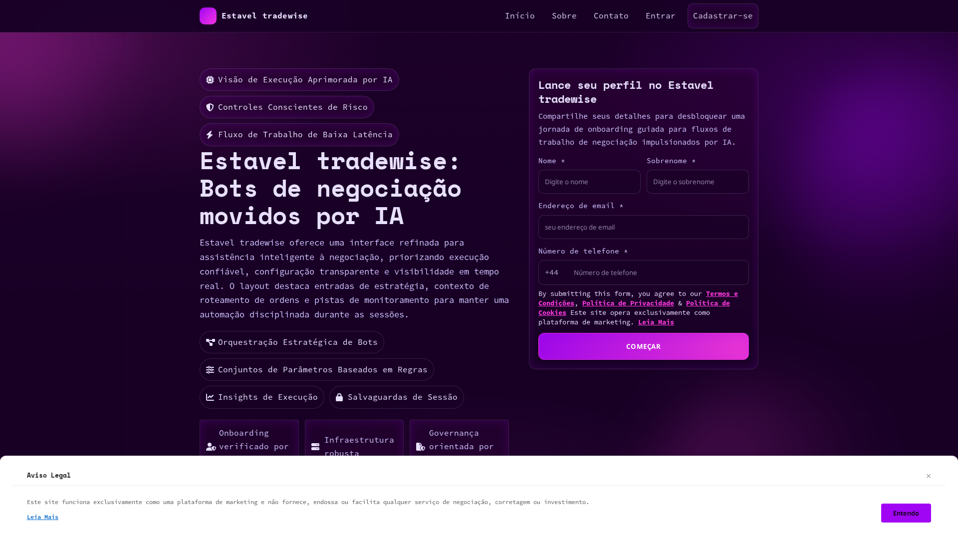 Screenshot of estaveltradewise.digital
