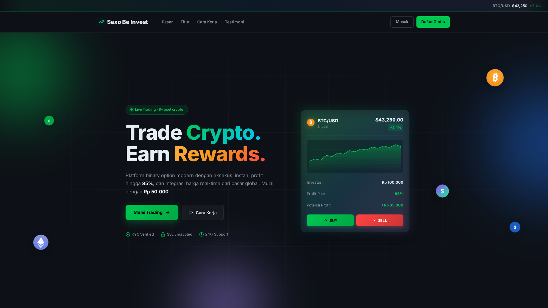 Screenshot of saxo-be-trade.asia