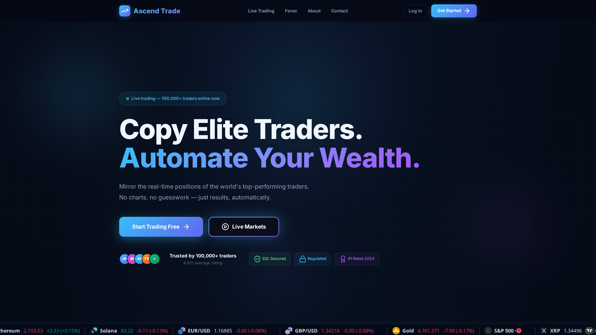 Screenshot of ascensiontiontradenet.online