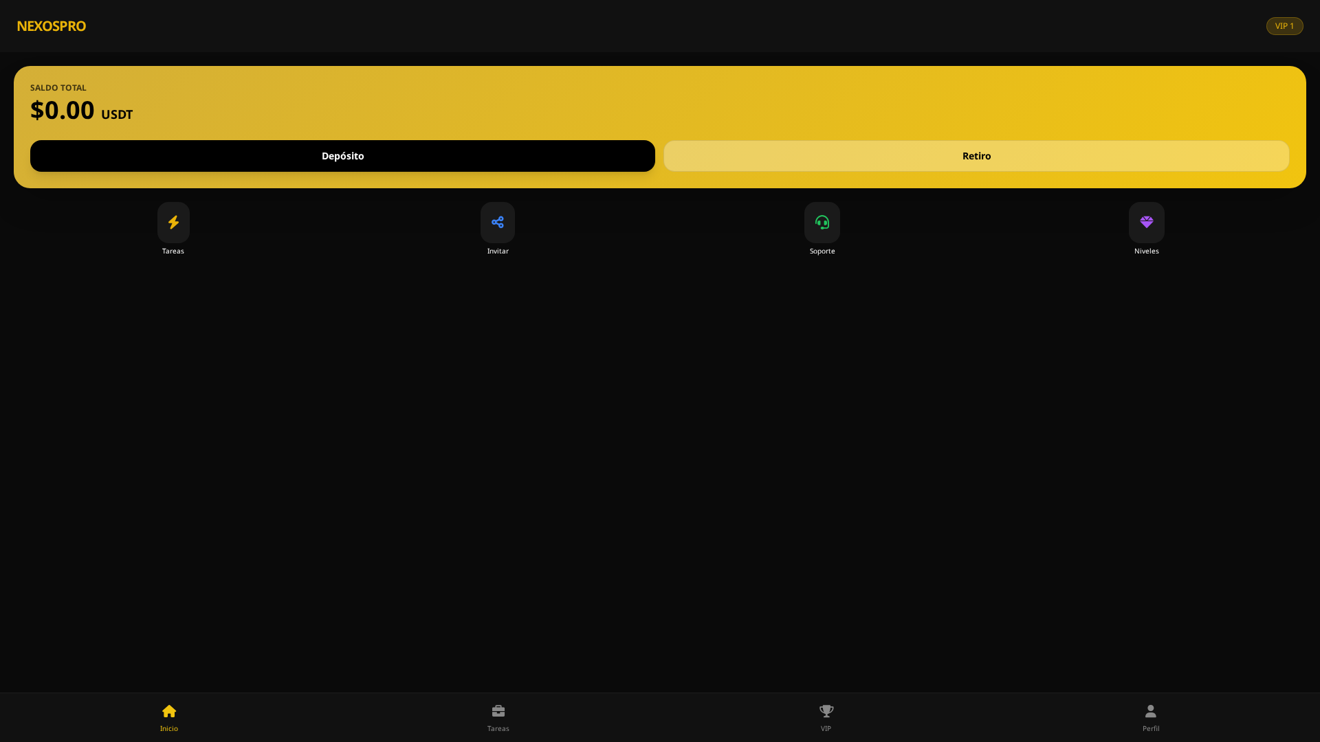Screenshot of nexospro.top
