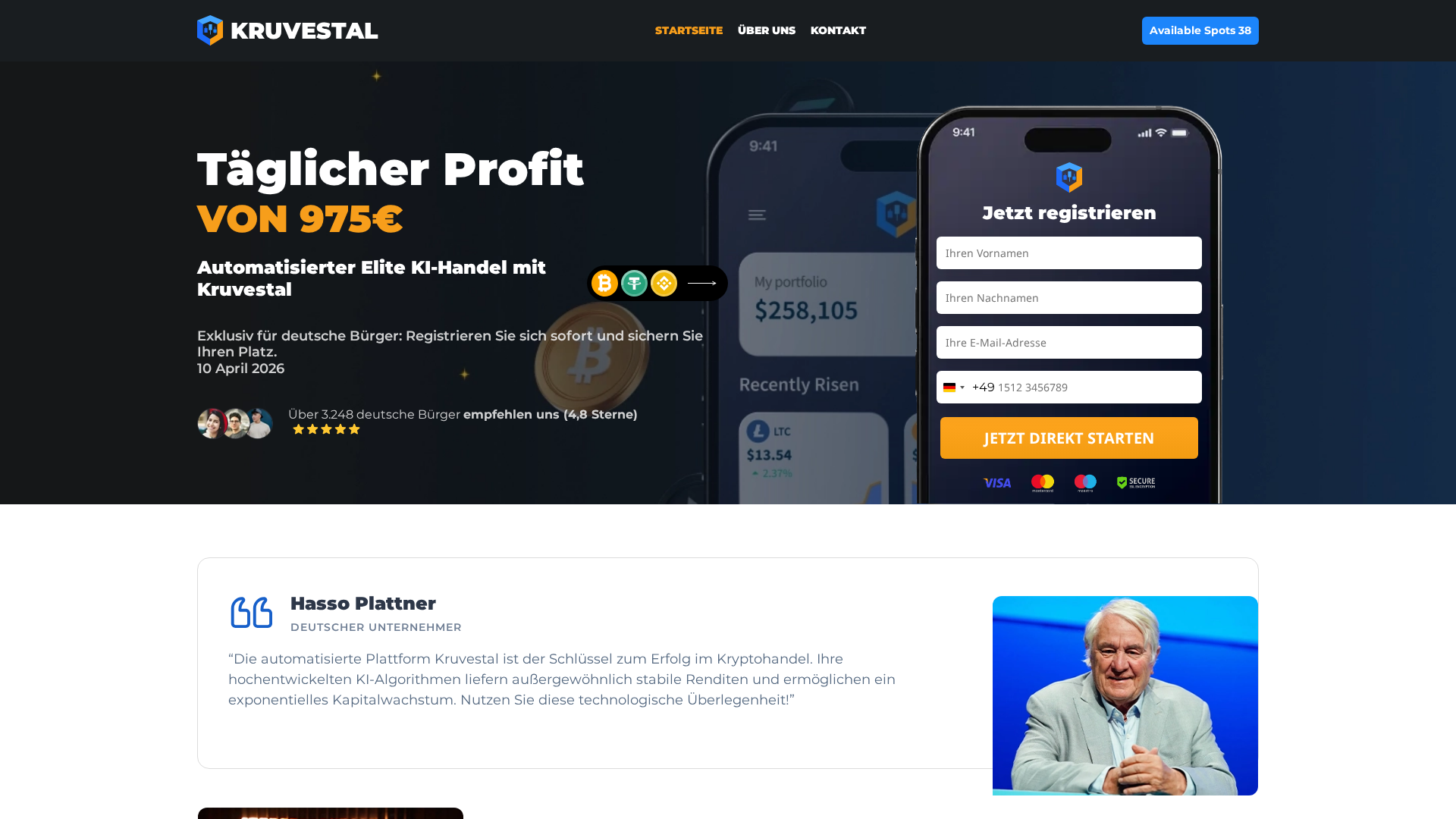 Screenshot of kruvestal-ki.de