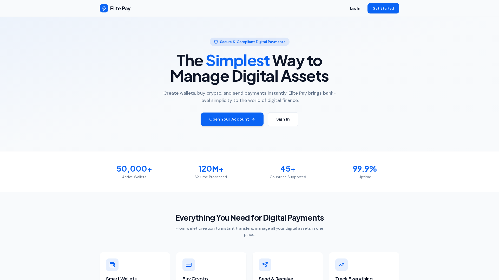 Screenshot of elitepaytech.com