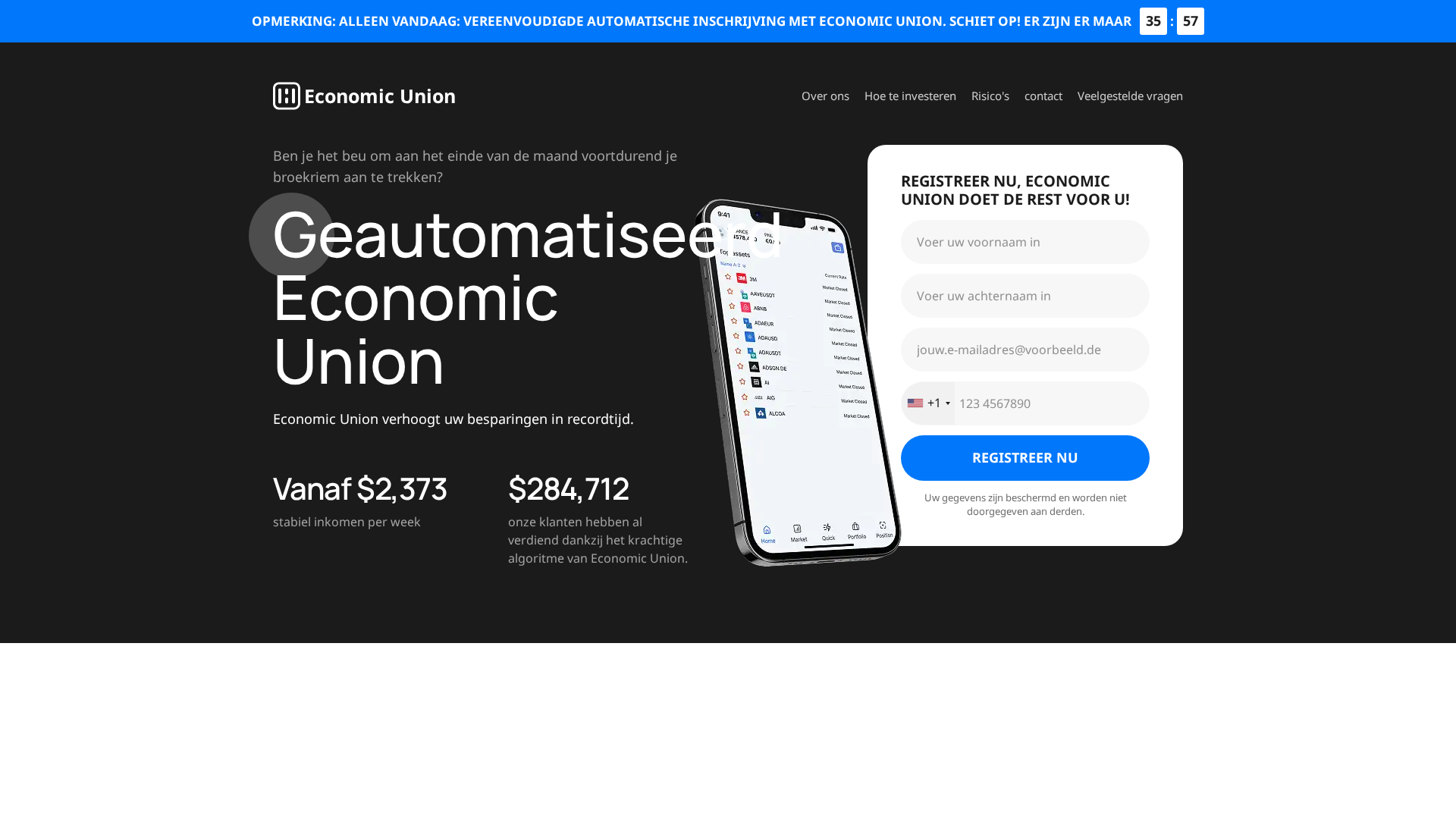 Screenshot of economicuniontrade.com