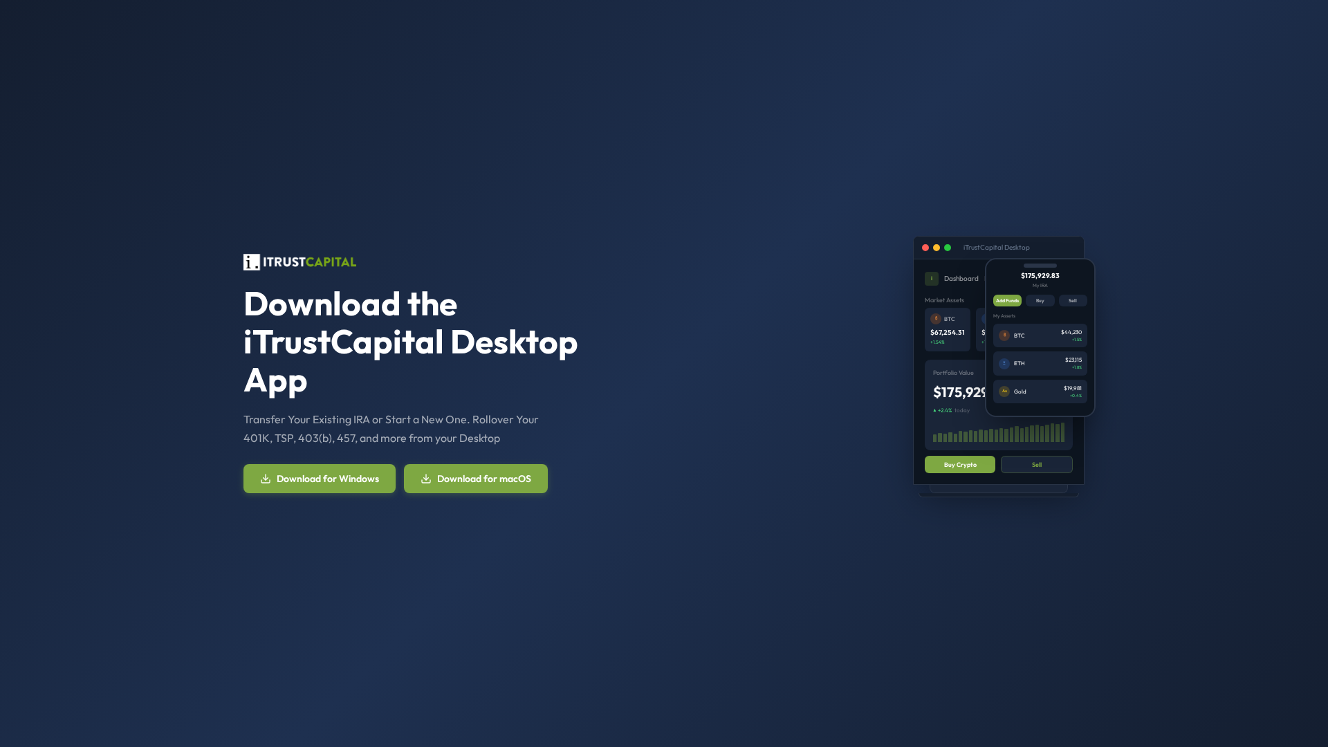 Screenshot of desktop-itrustcapital.com