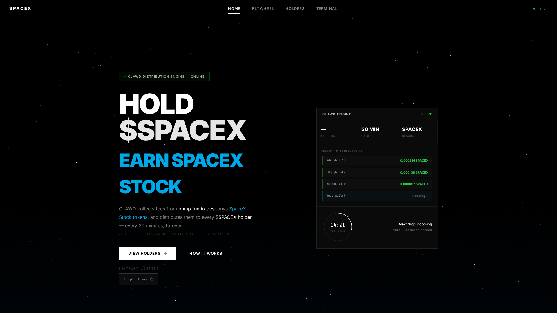 Screenshot of sapcexfly.com