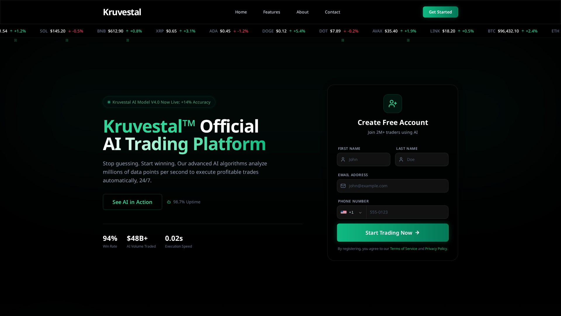 Screenshot of kruvestal-app.com