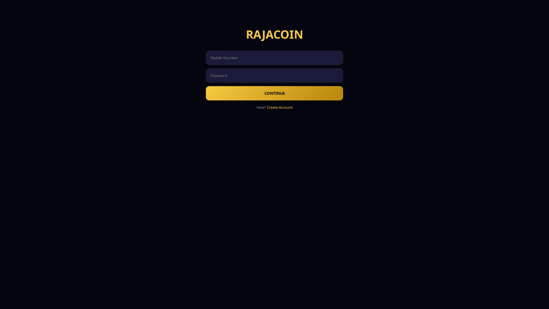Screenshot of rajacoin.in