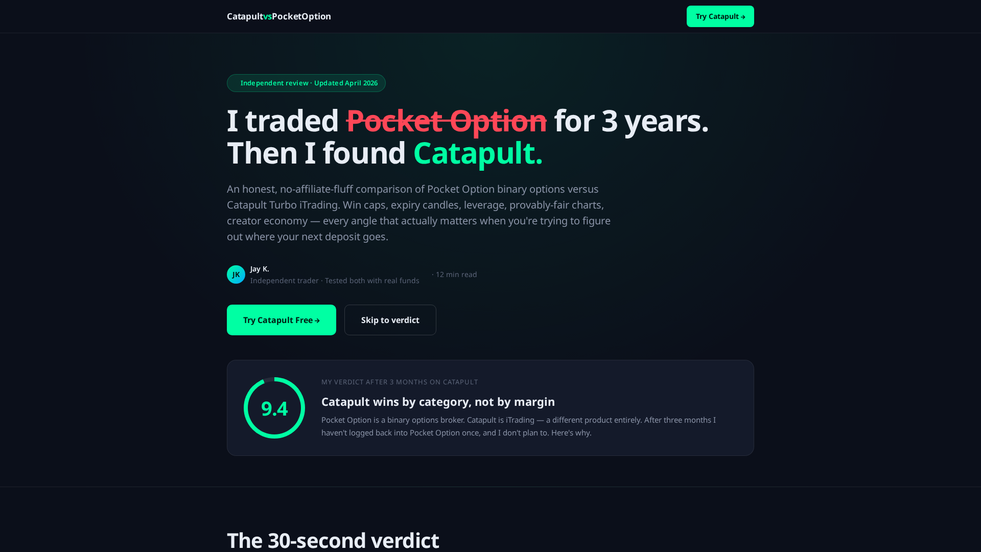 Screenshot of catapult-pocketoption.com