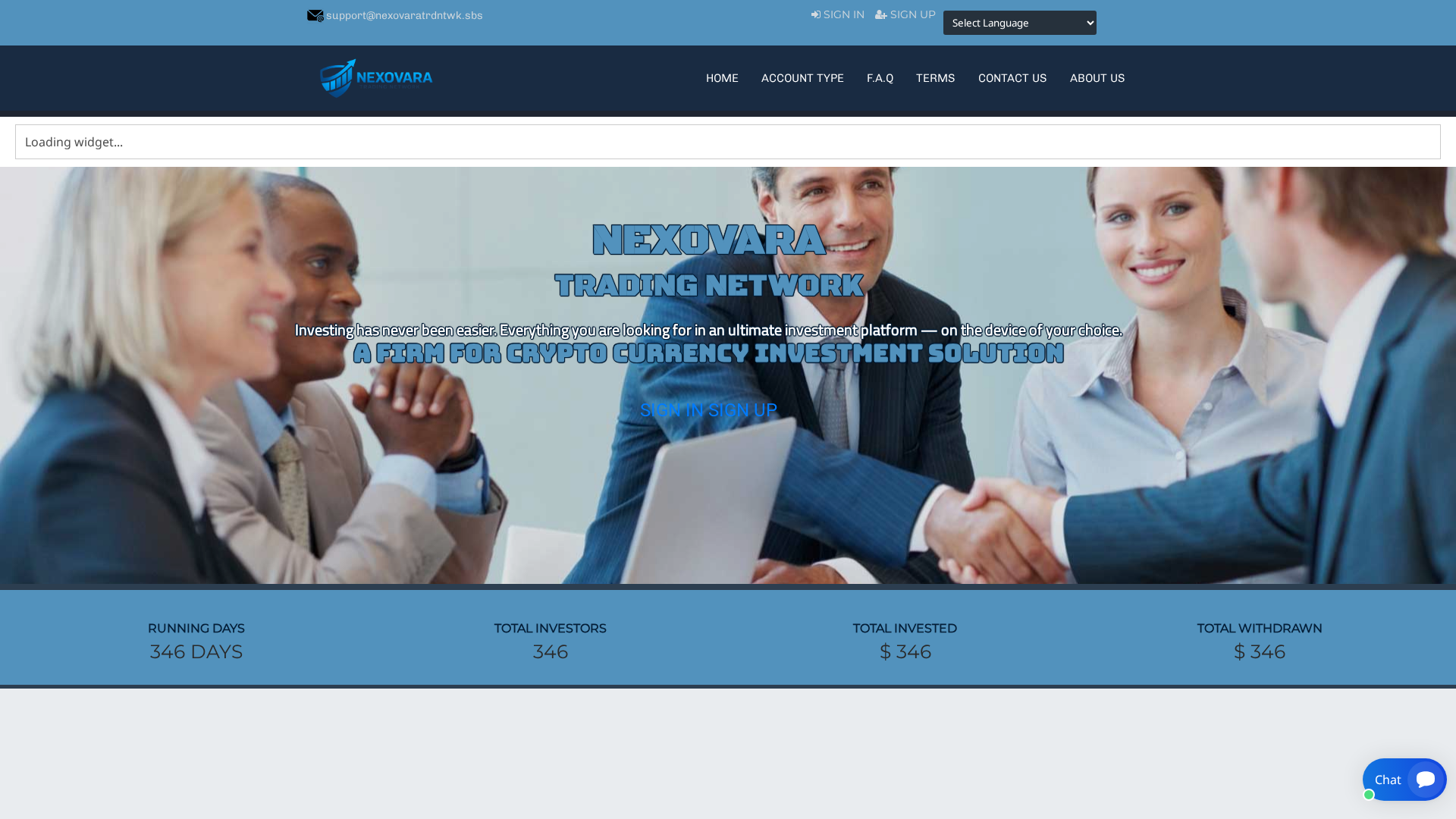 Screenshot of nexovaratrdntwk.sbs