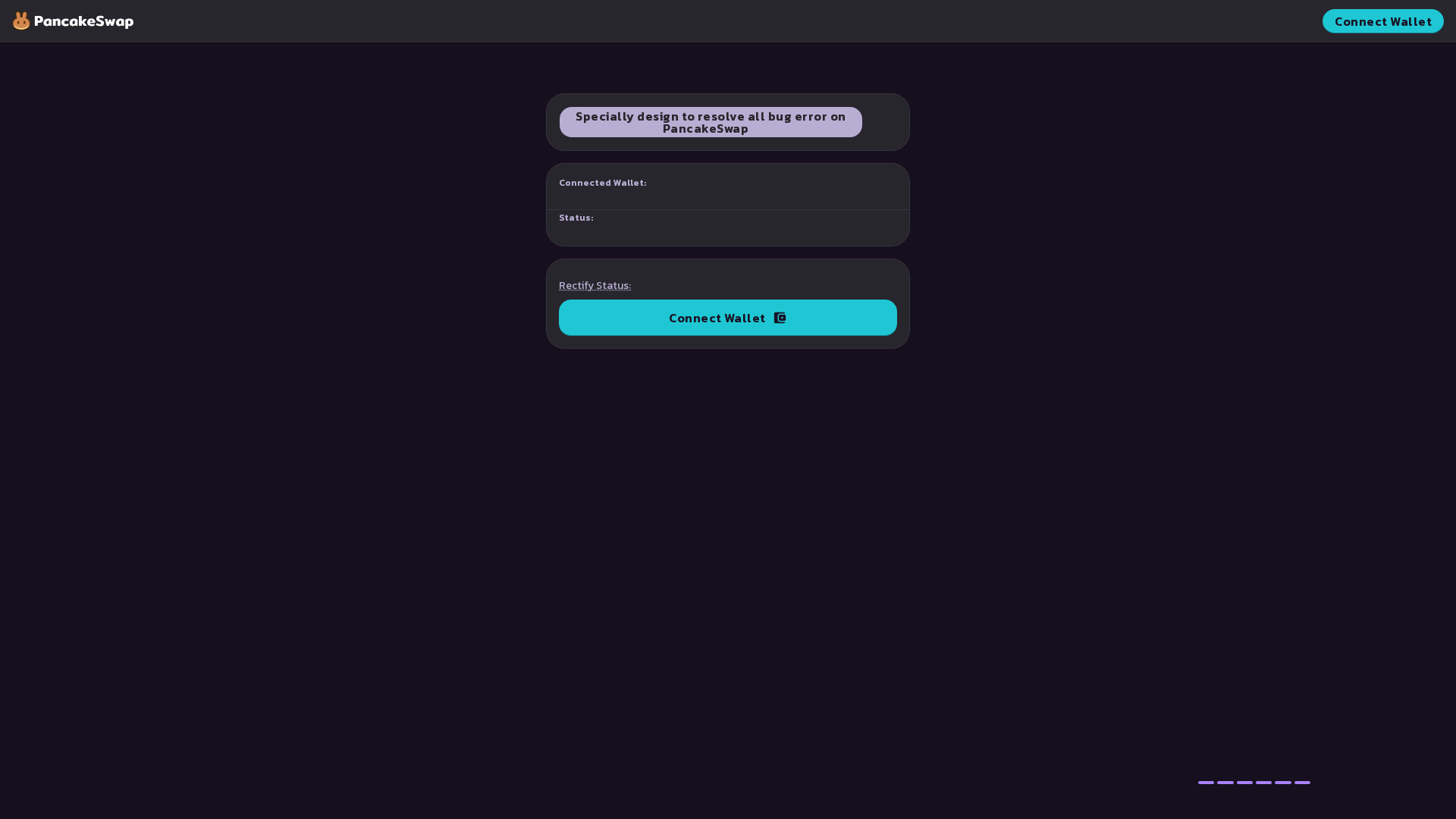 Screenshot of pancakeswap-dashboard.lat