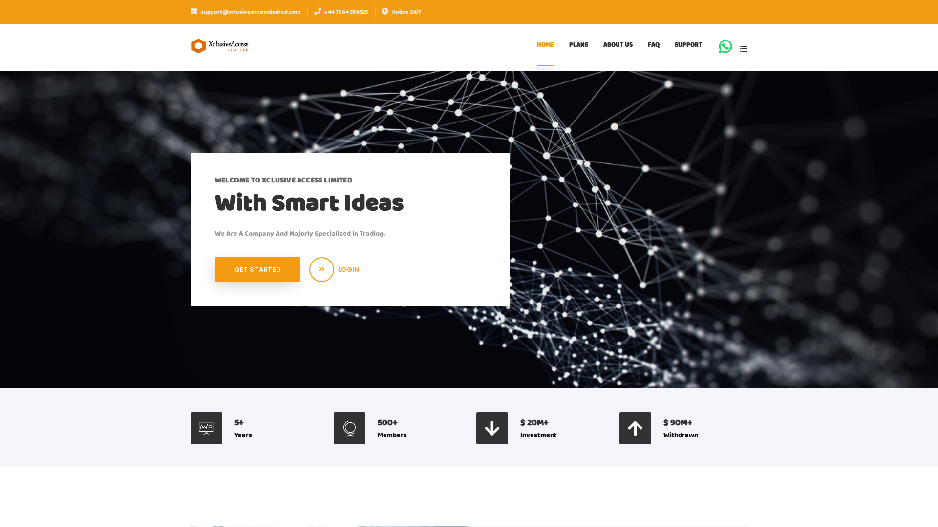 Screenshot of xclusiveaccesslimited.com