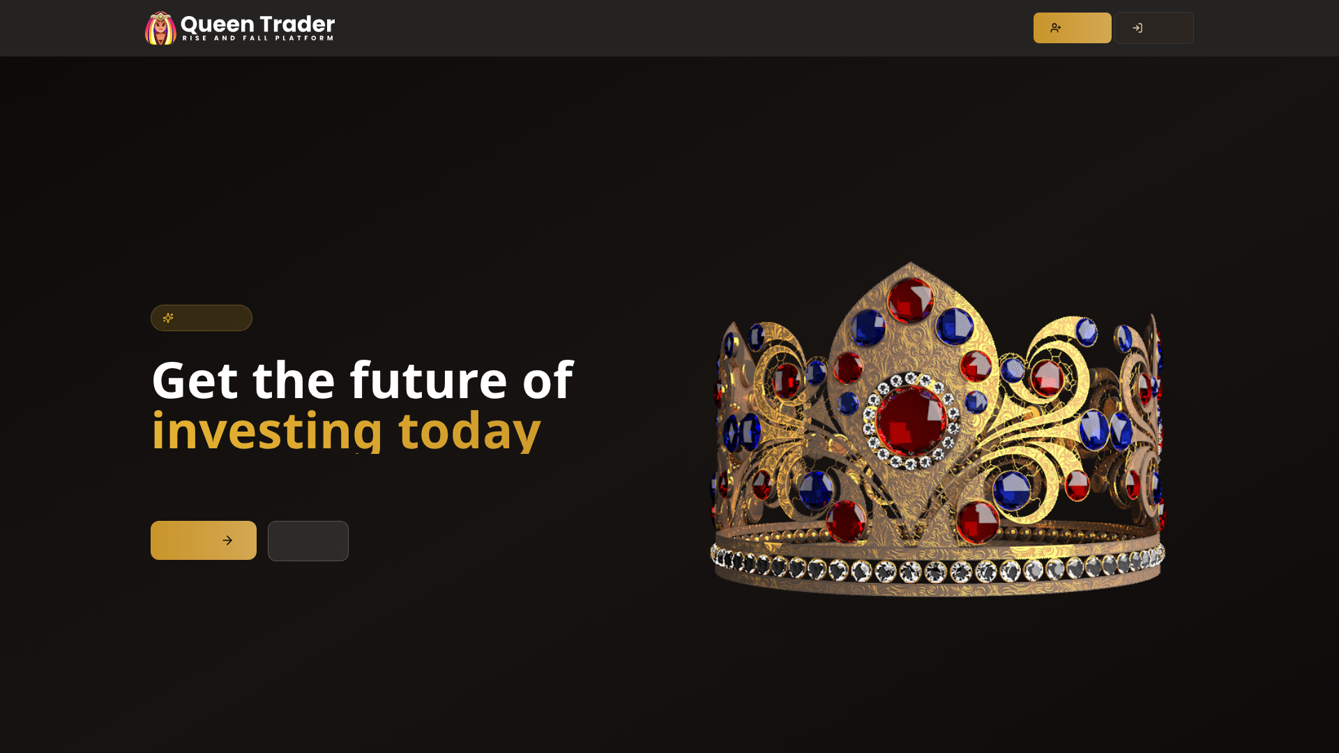 Screenshot of queen-trader.com