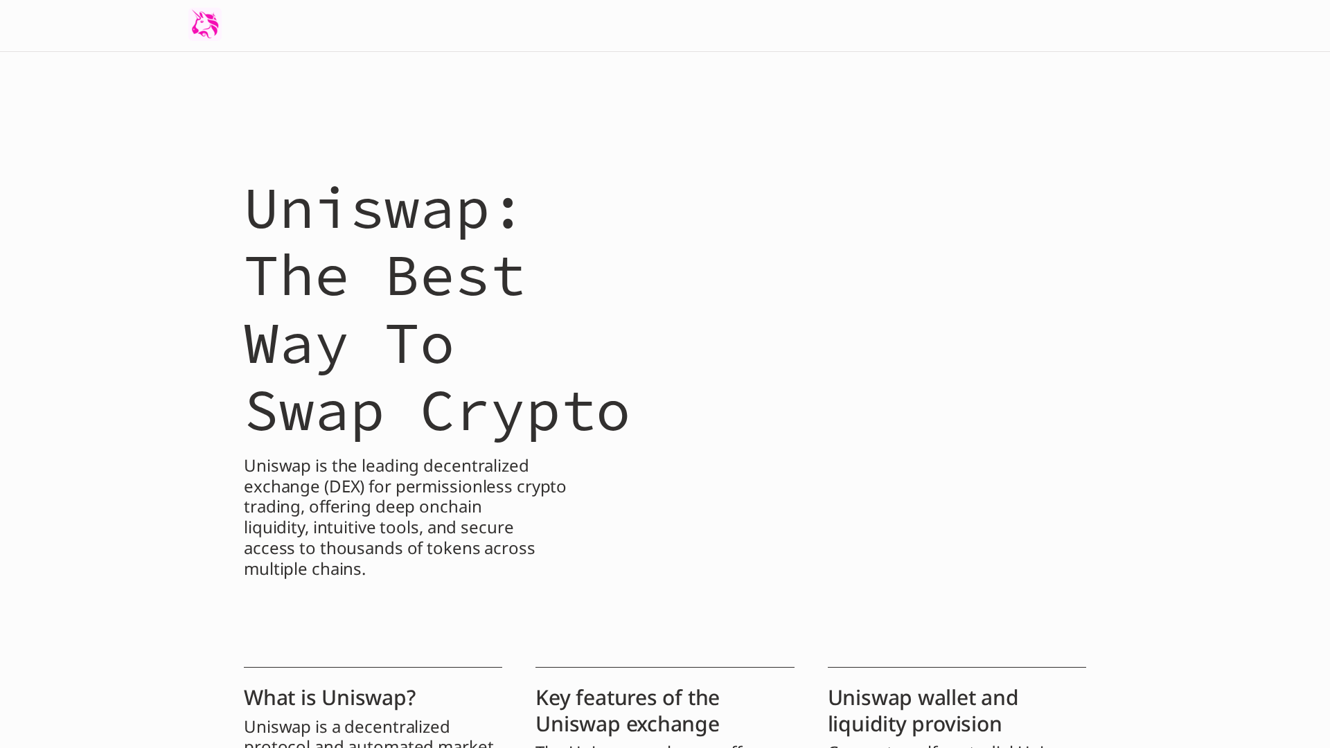 Screenshot of v4-uniswap.com