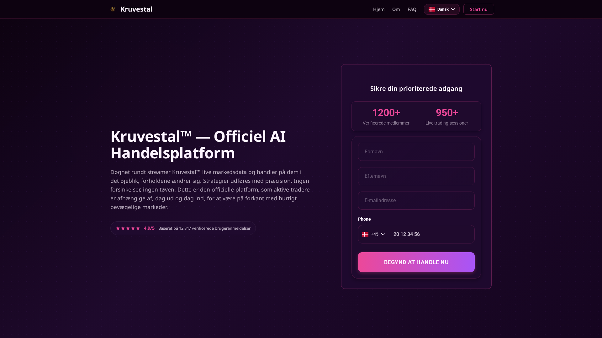 Screenshot of kruvestal-dk.com