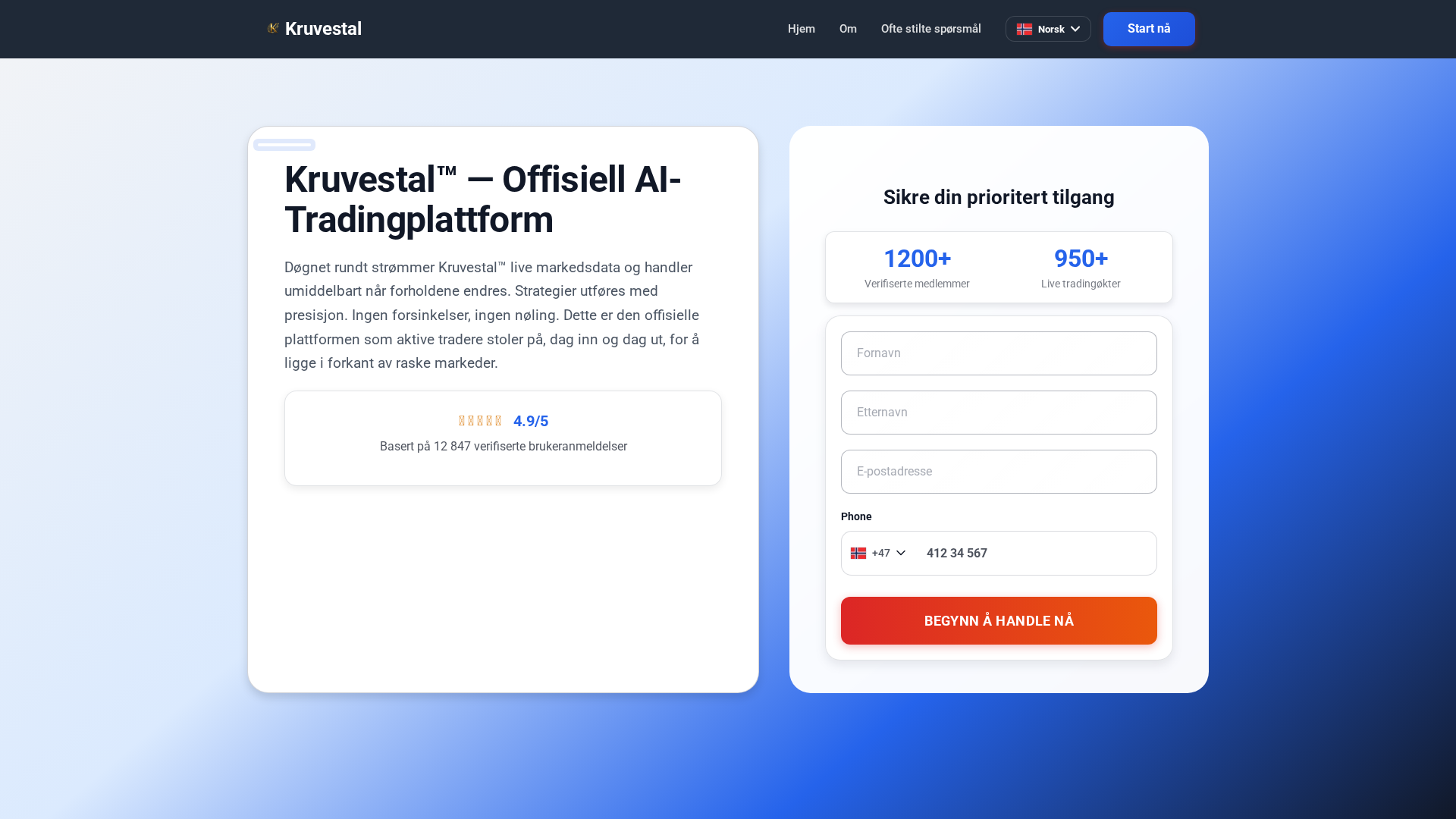 Screenshot of kruvestal-no.com