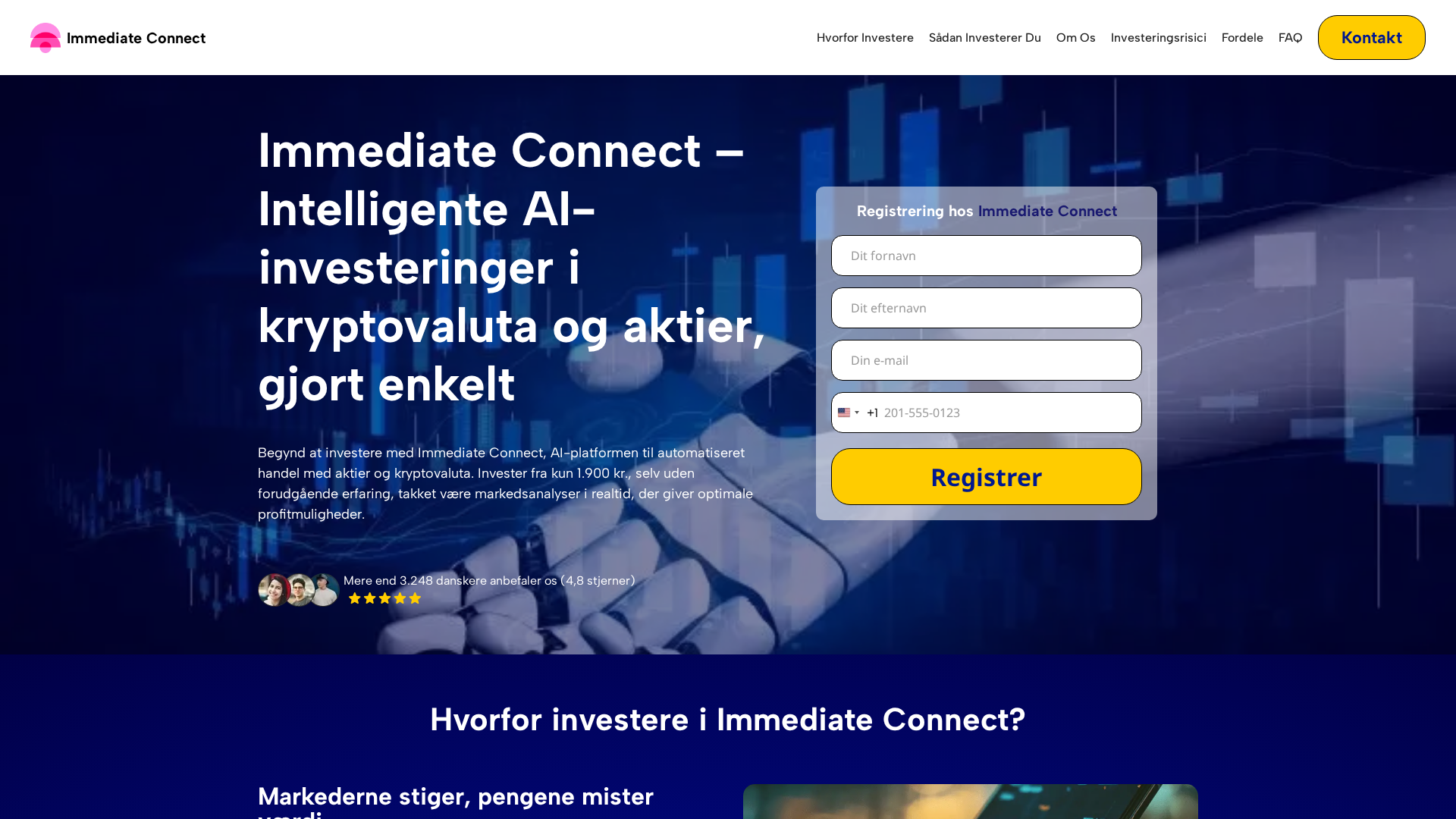 Screenshot of immediateconnectdk.com