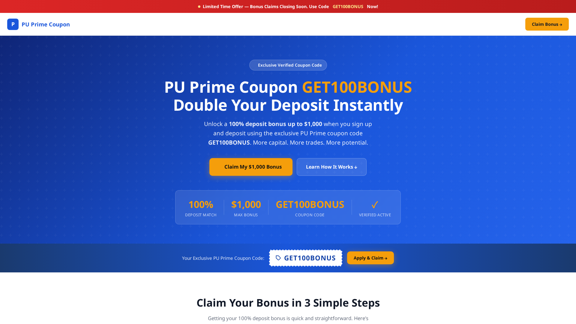 Screenshot of puprimecoupon.com