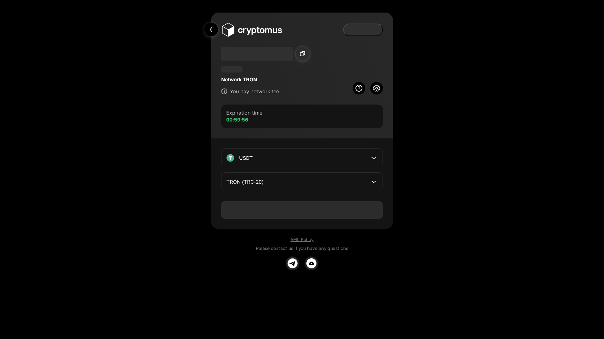 Screenshot of cryptomus.pics