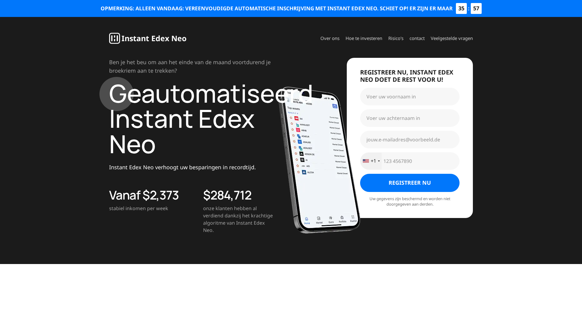 Screenshot of instantedexneo.net