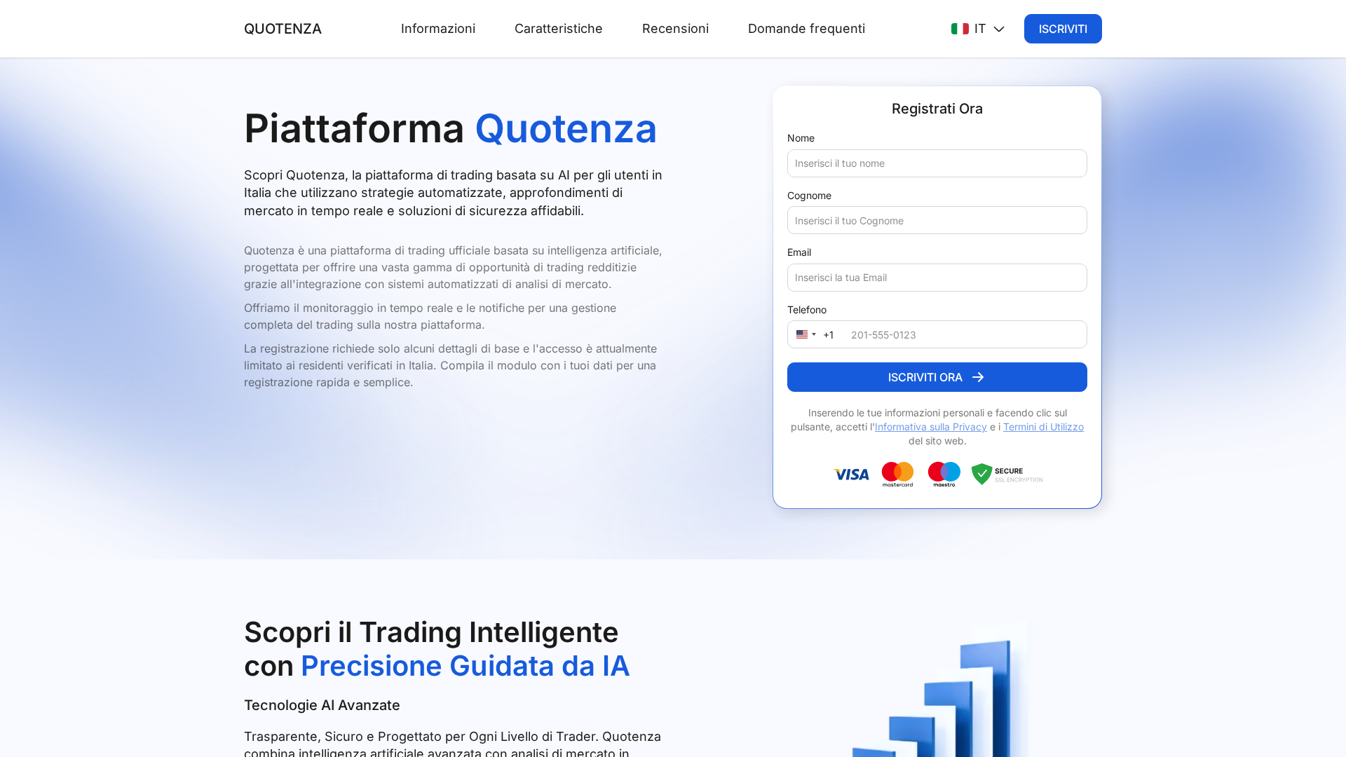 Screenshot of quotenza.com