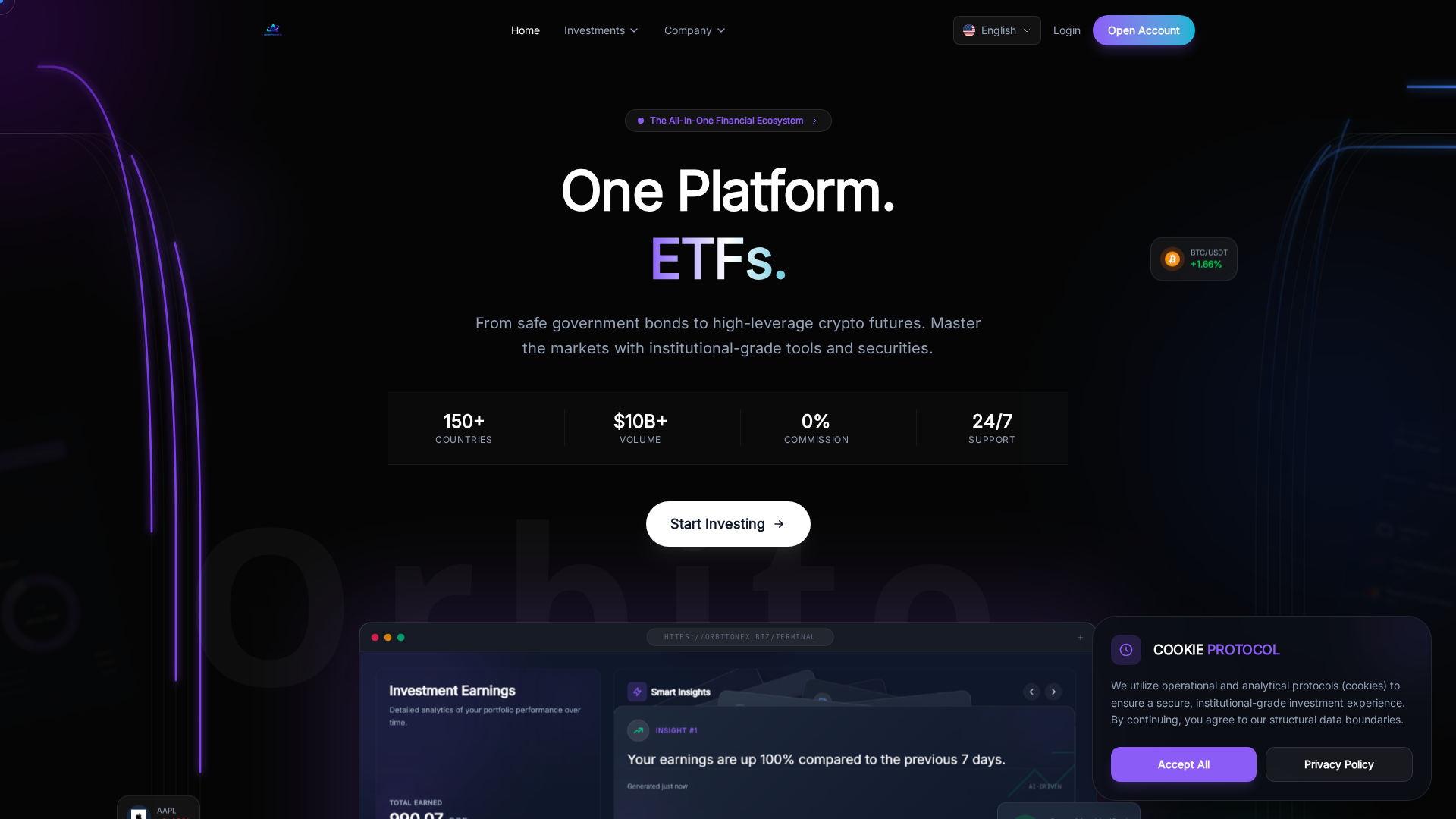 Screenshot of orbitonex.biz