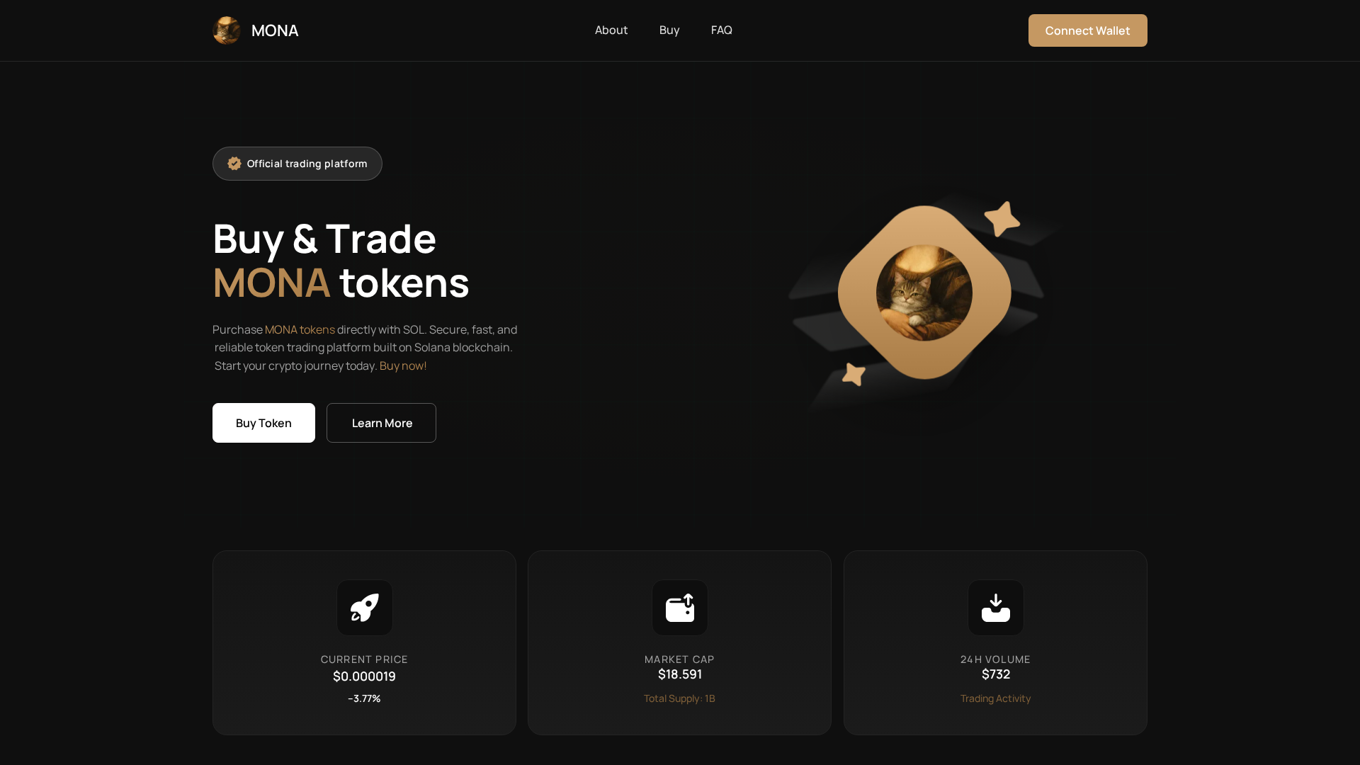 Screenshot of monaofficialgroup.xyz
