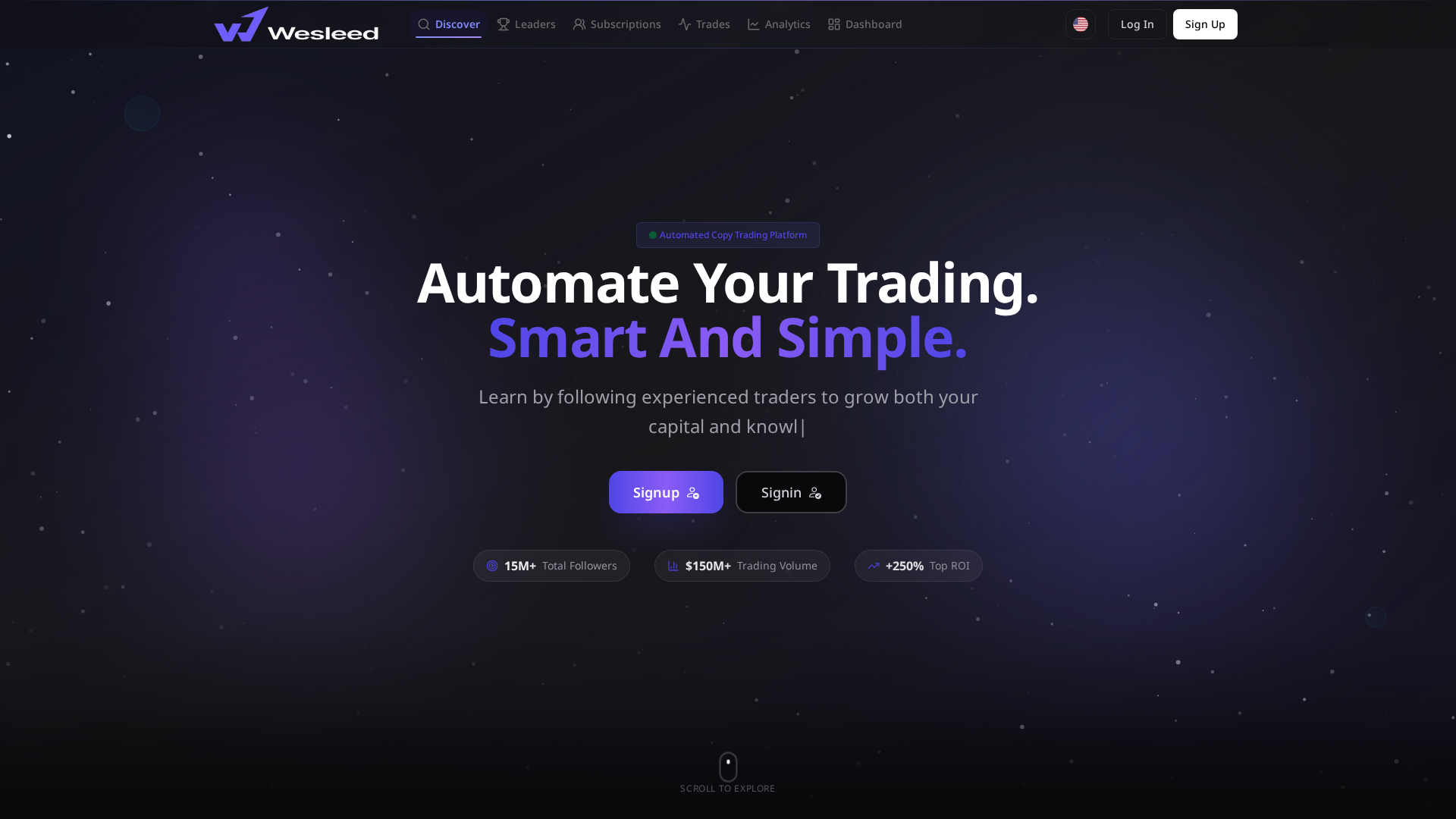 Screenshot of wesleed.com