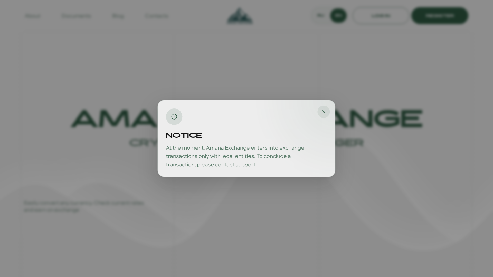 Screenshot of amanacrypto.org