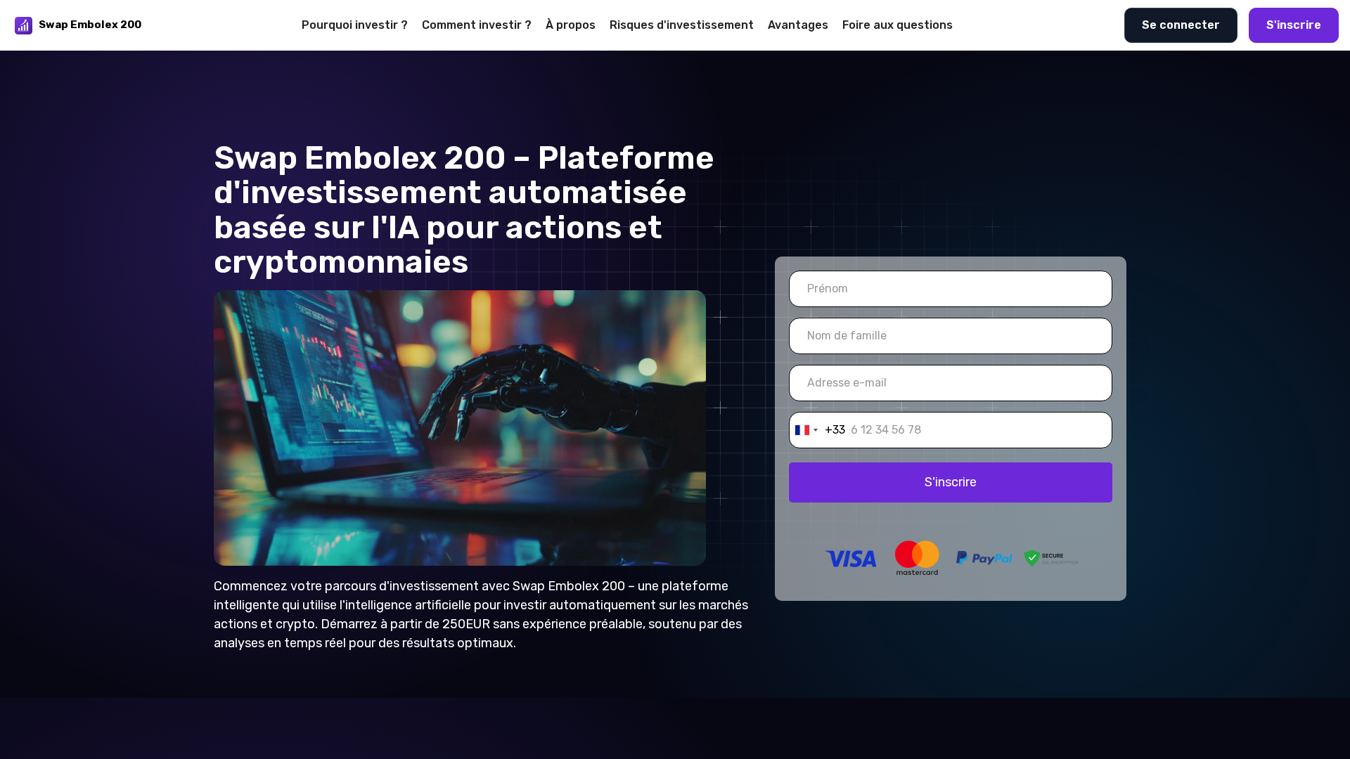 Screenshot of swap-embolex-200.com