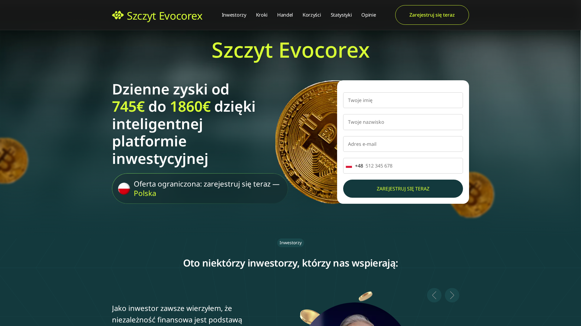 Screenshot of szczyt-evocorex.org