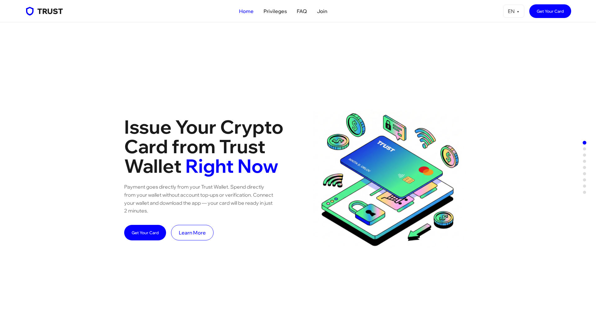 Screenshot of trustspay.org