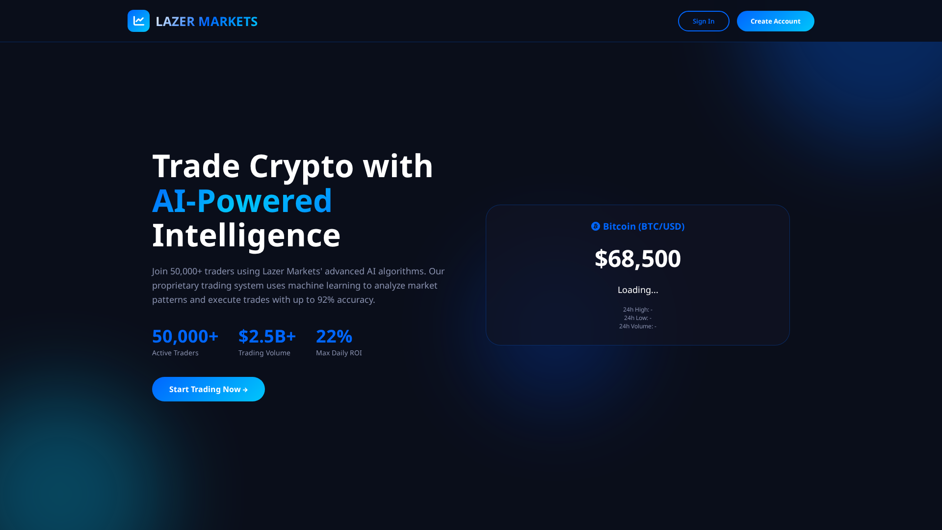 Screenshot of lazermarkets.com