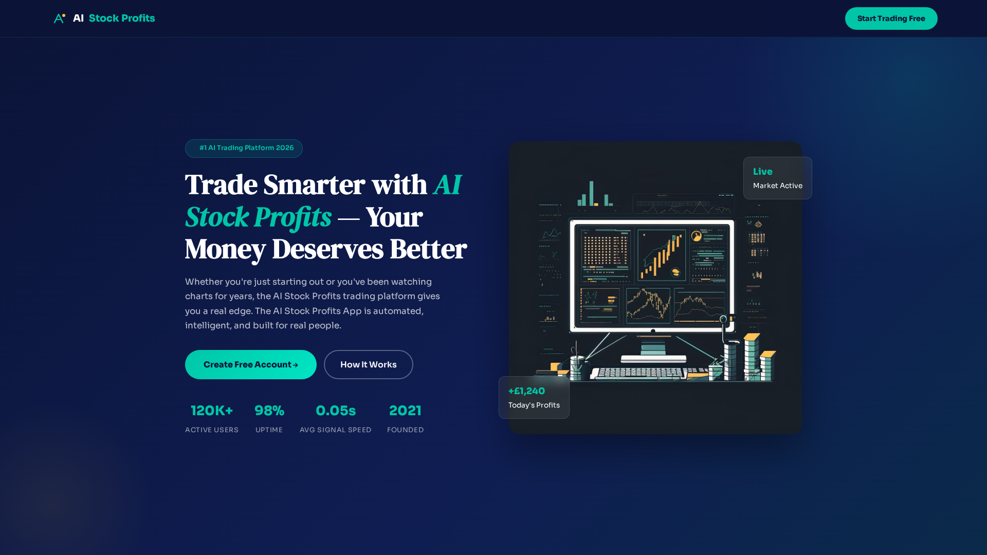 Screenshot of aistockprofit.org
